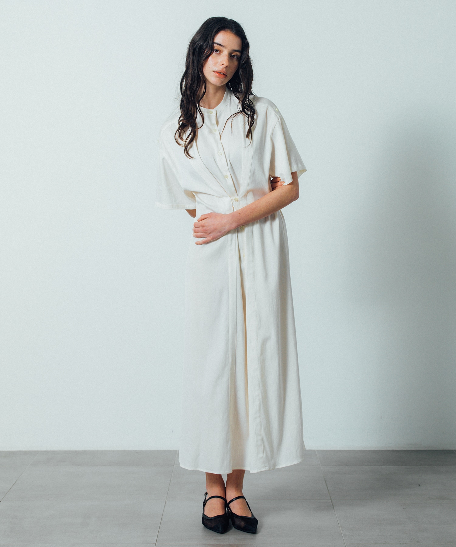 Back Tuck Arrangement Dress
