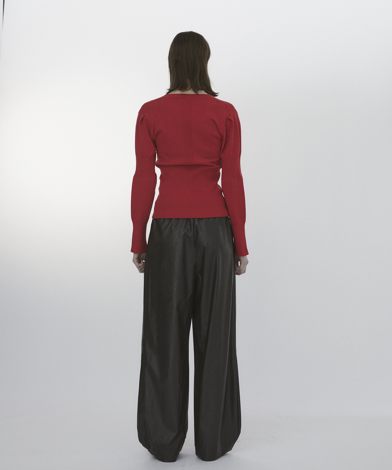 Wave Sleeve Cardigan