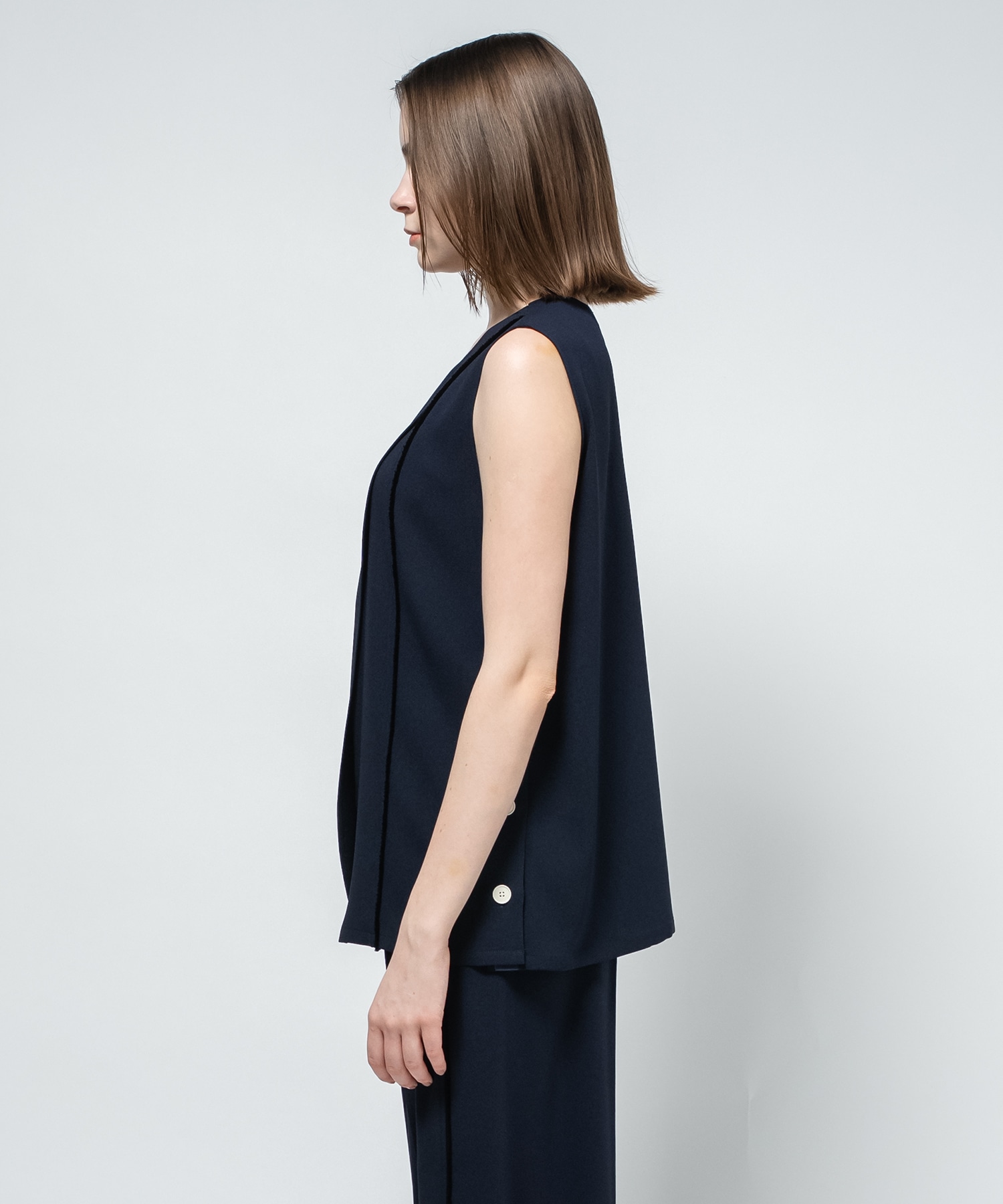 Back Satin Georgette Tops