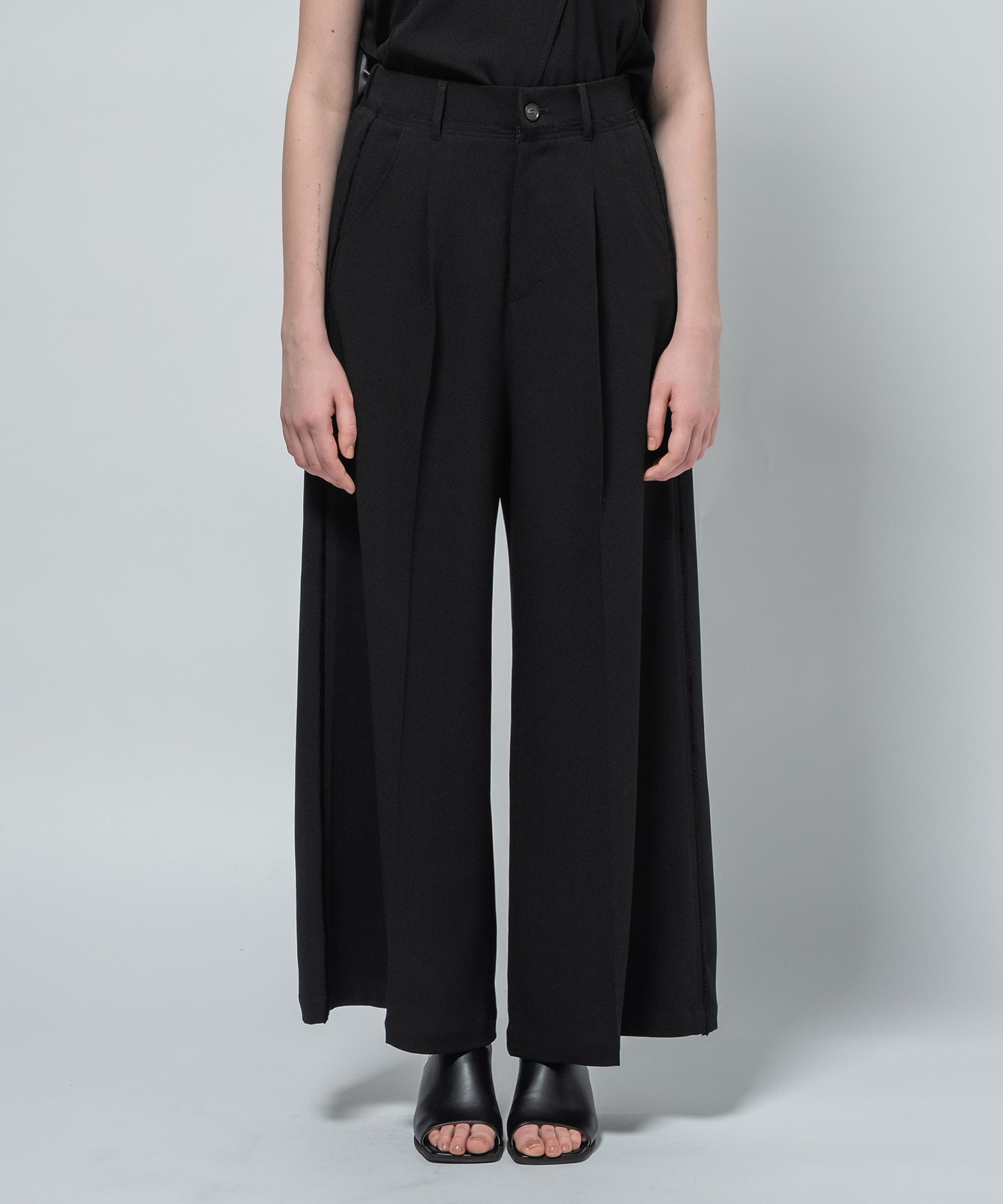 Back Satin Georgette Pants