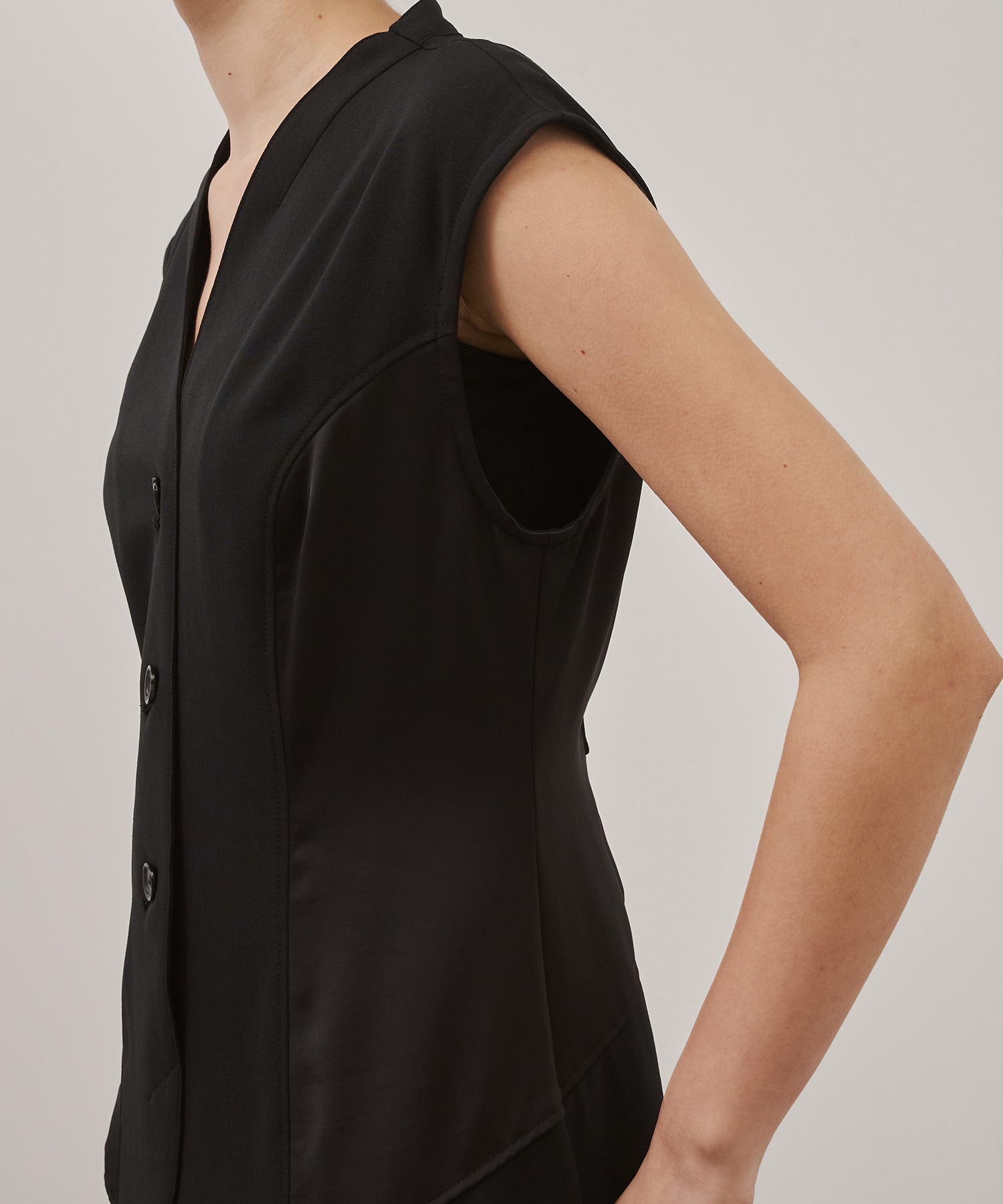 Satin Combination Dress