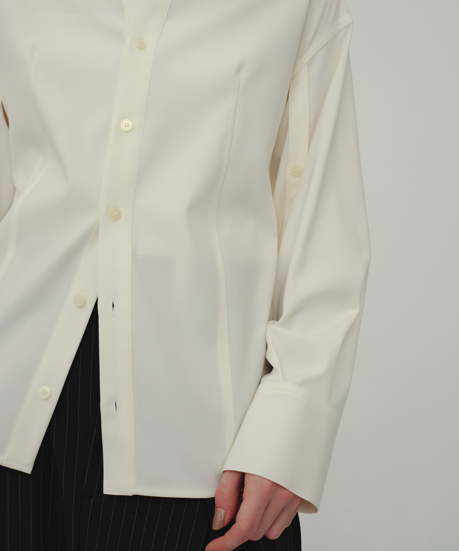 Slit Belt Shirt