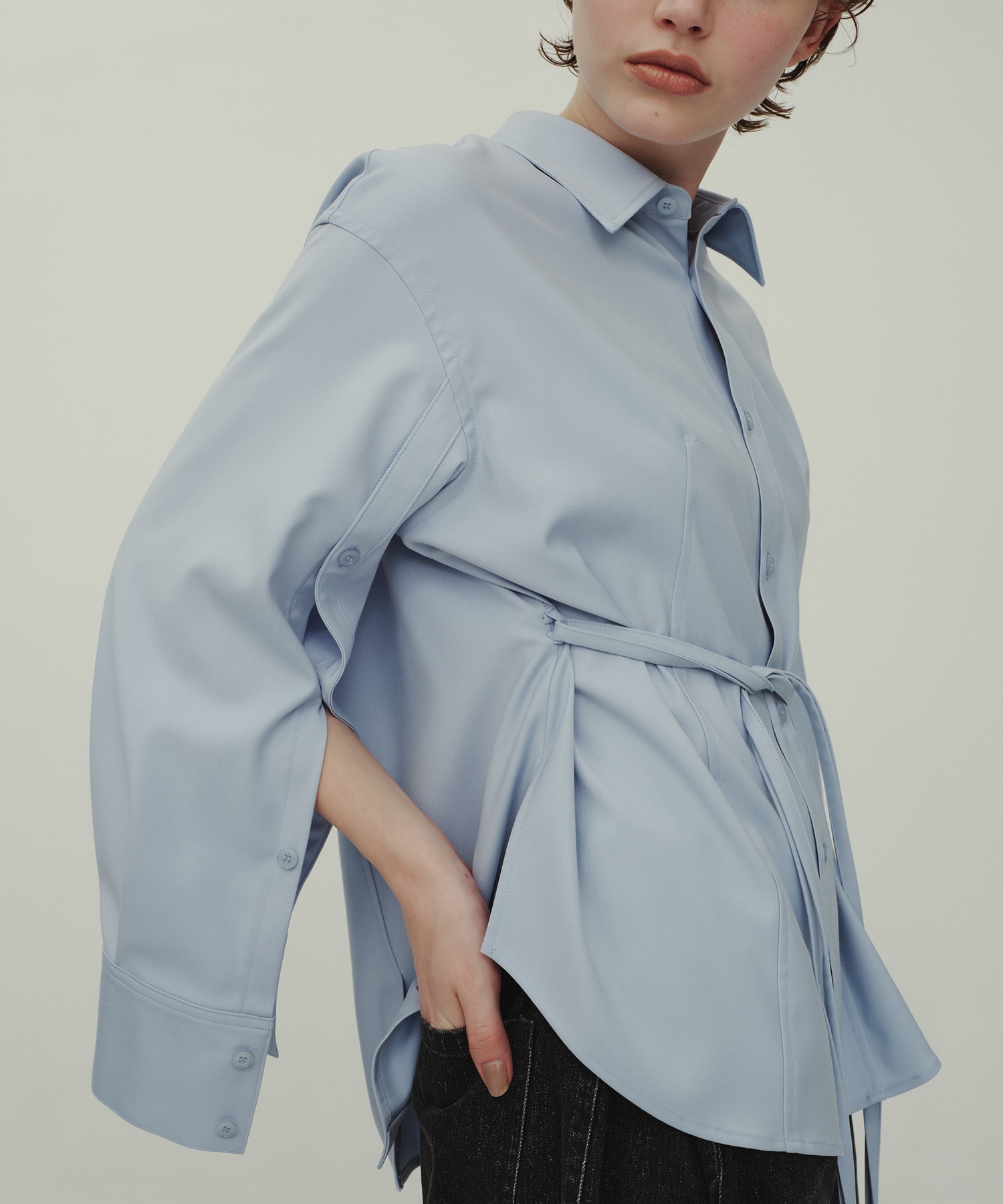 Slit Belt Shirt