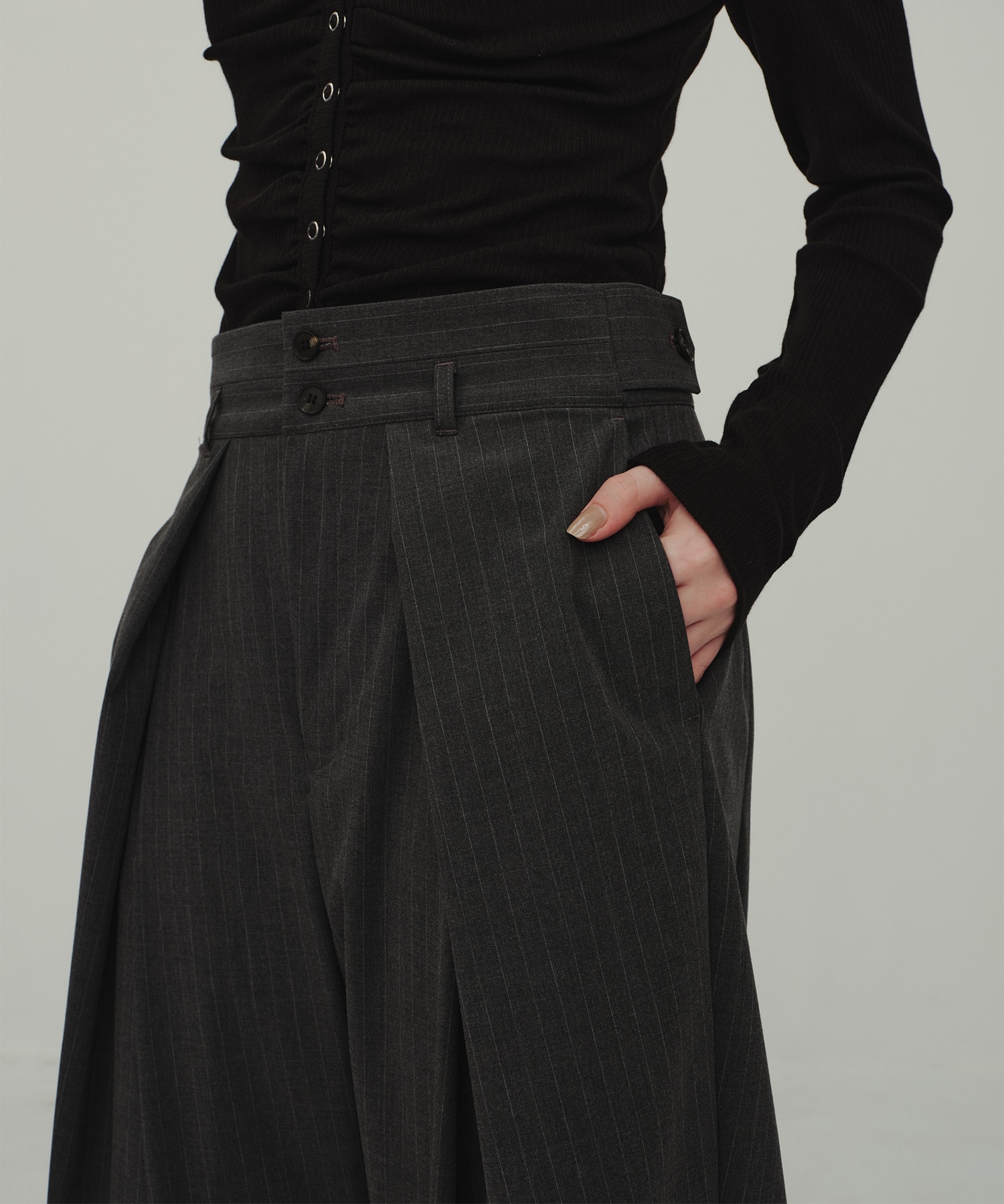 Striped Wide Pants