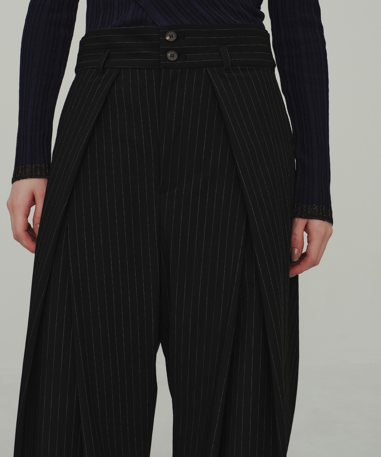 Striped Wide Pants