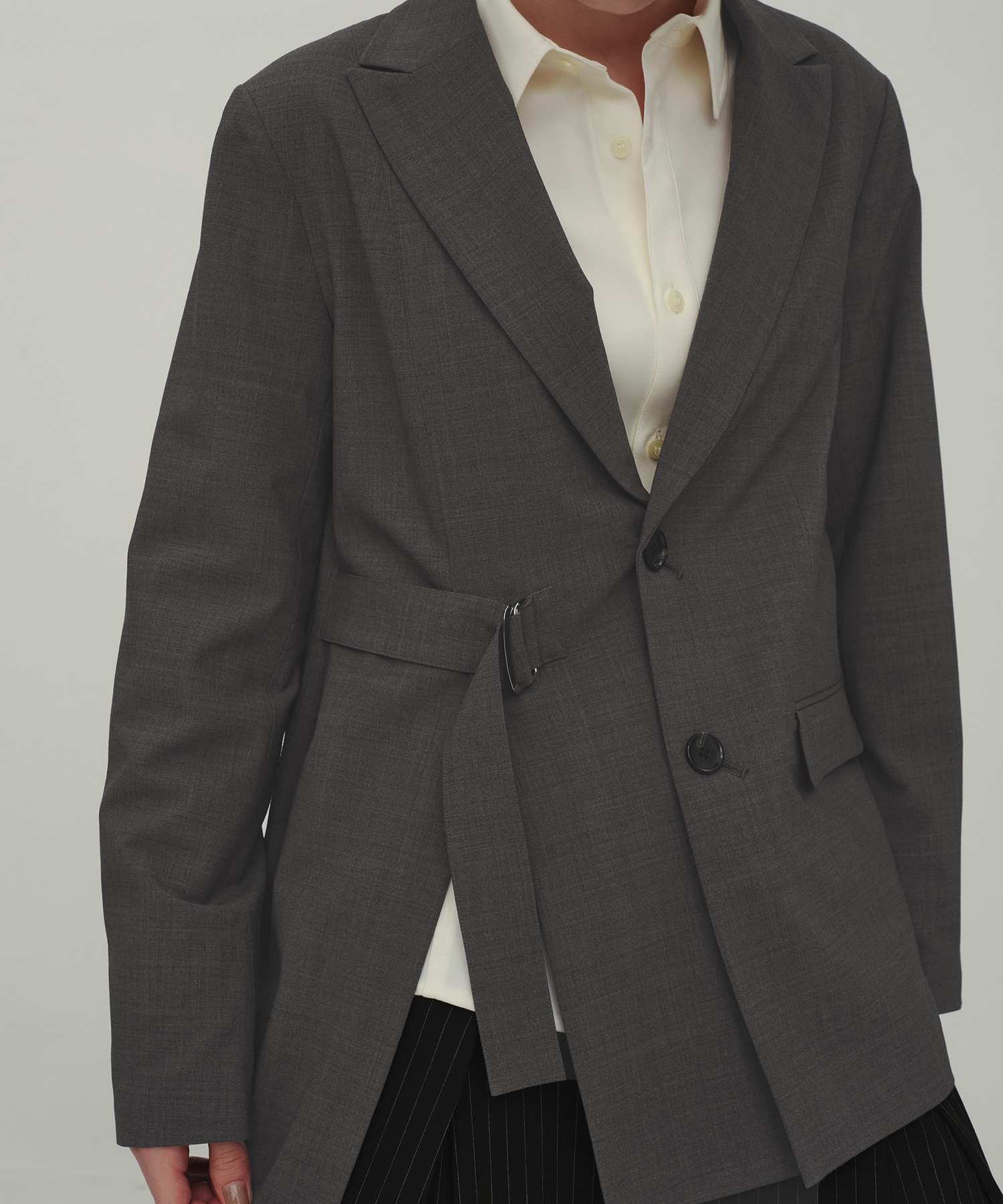 Belted Tailored Jacket