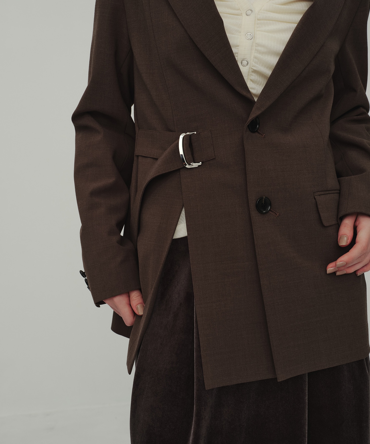 Belted Tailored Jacket
