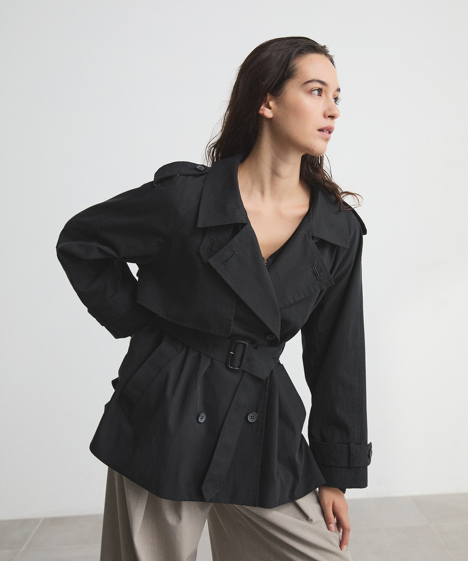 Short Trench Coat