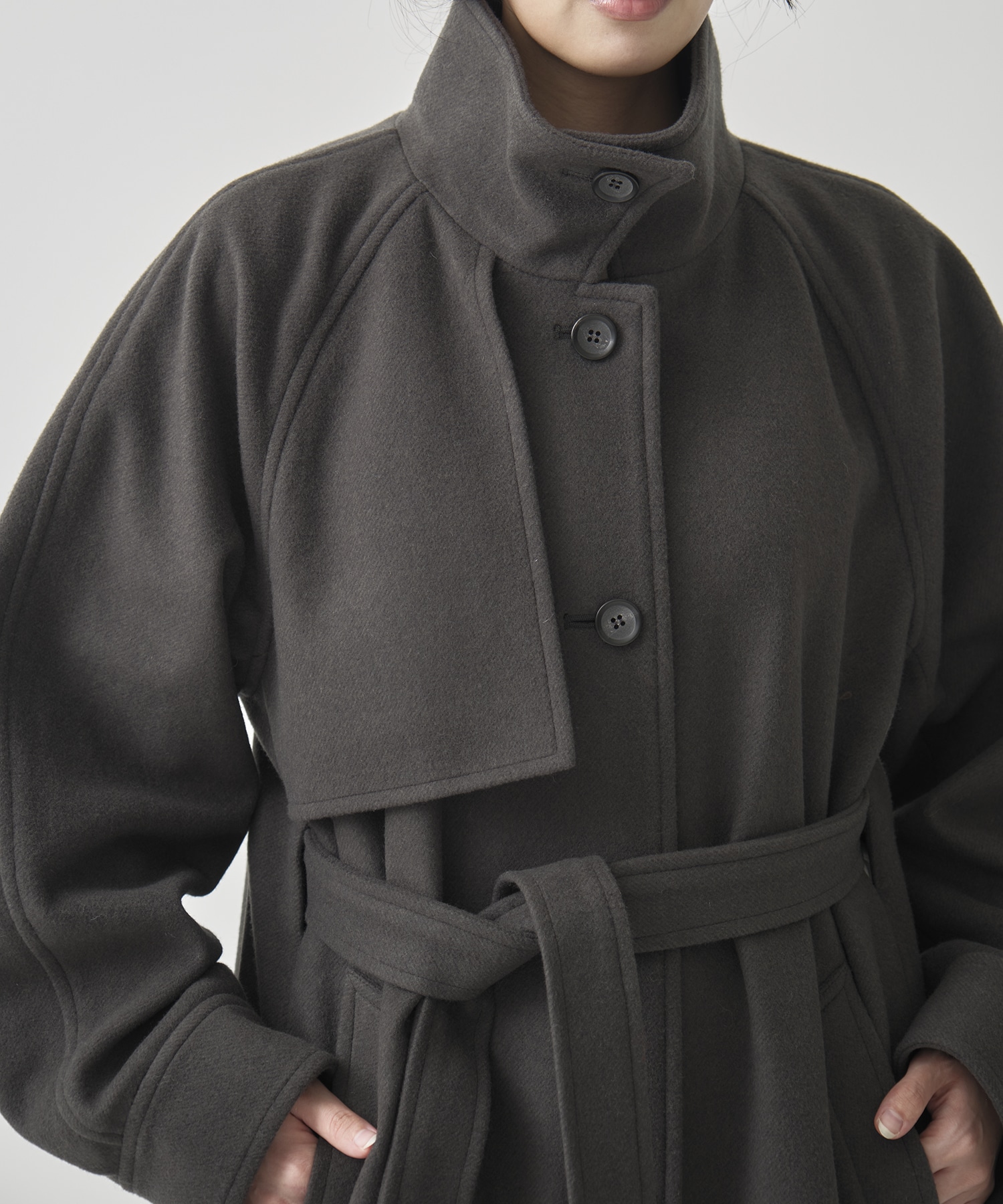 StandCollar Wool Coat