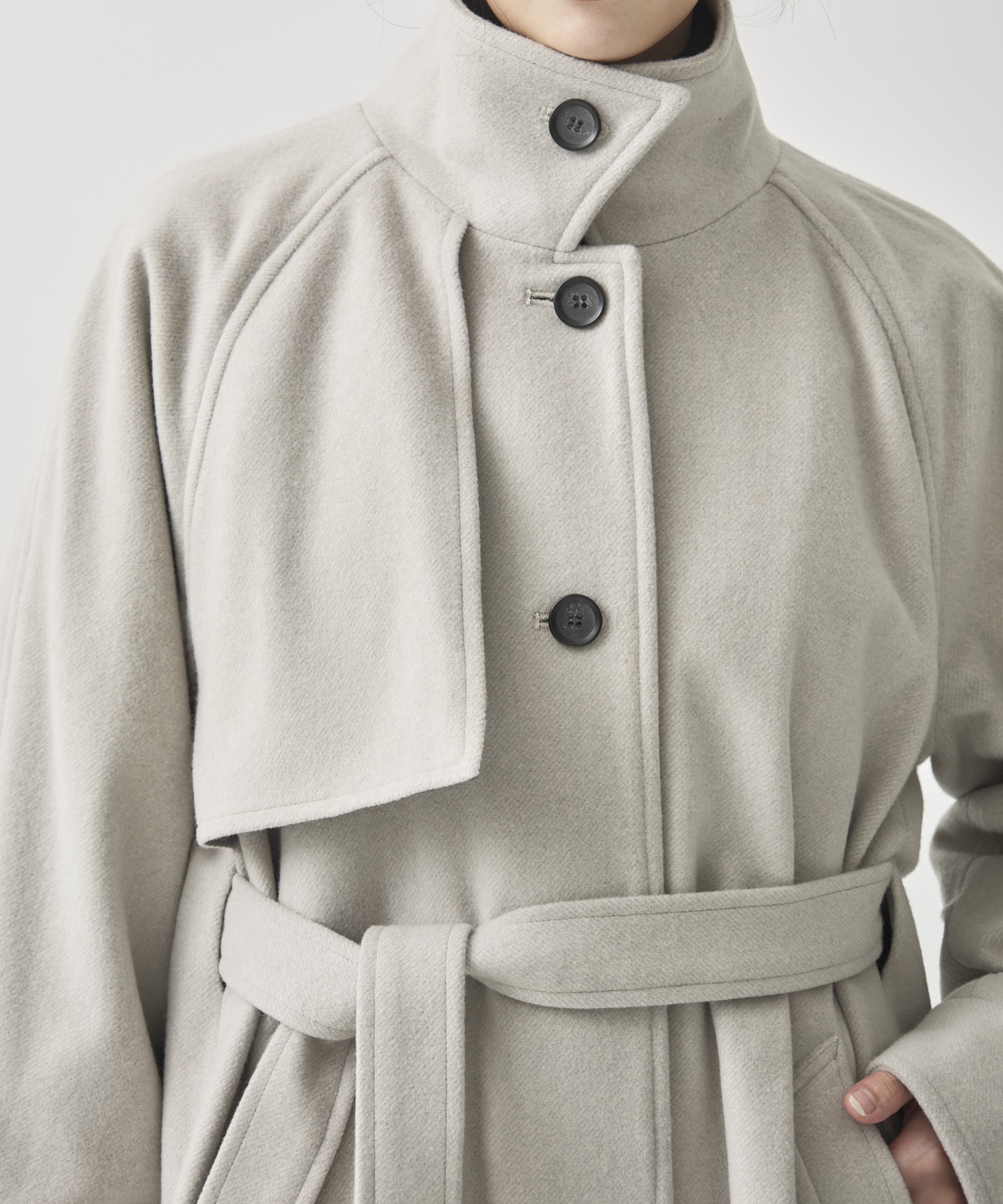 StandCollar Wool Coat