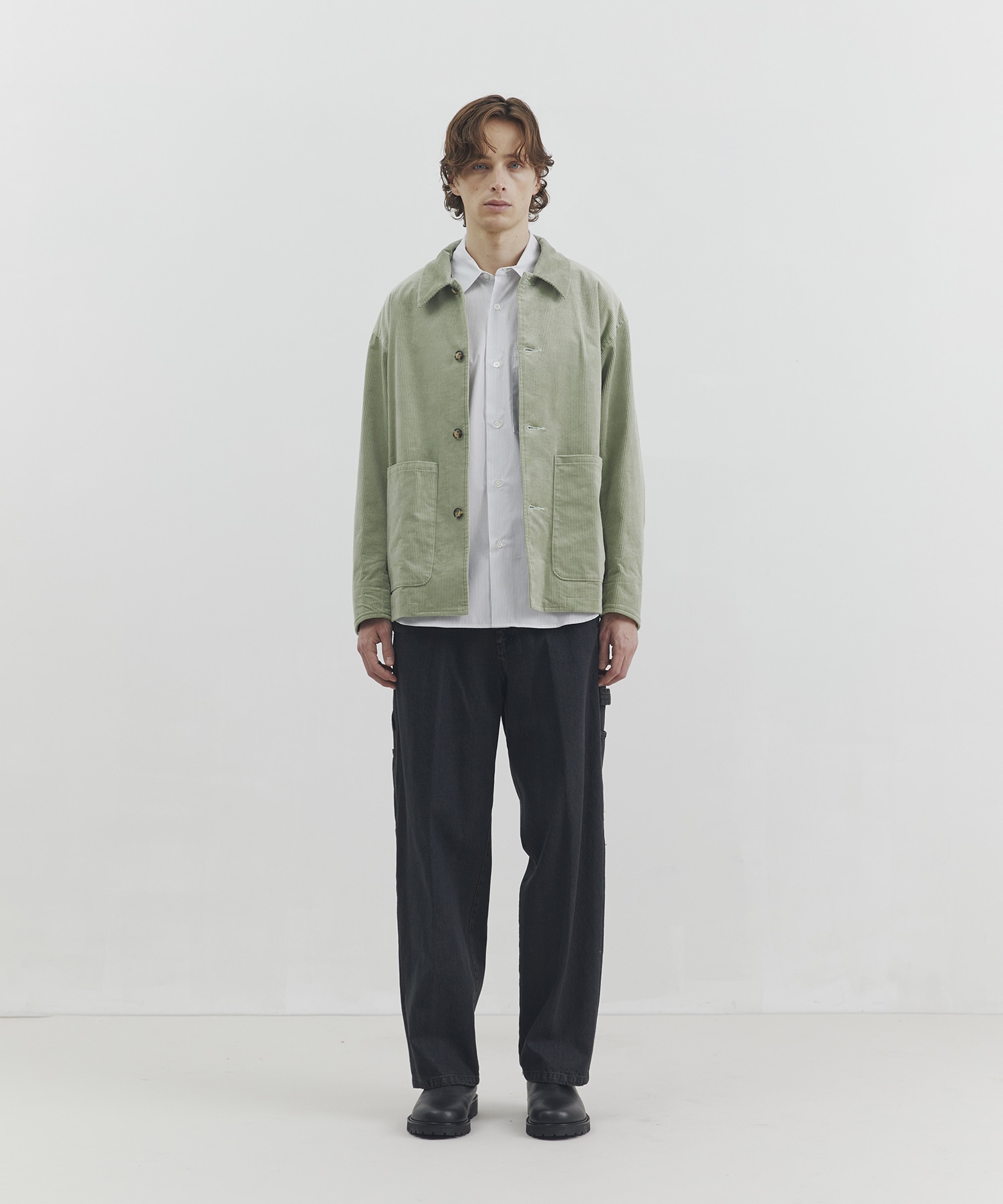 フェードデニムペインターパンツ