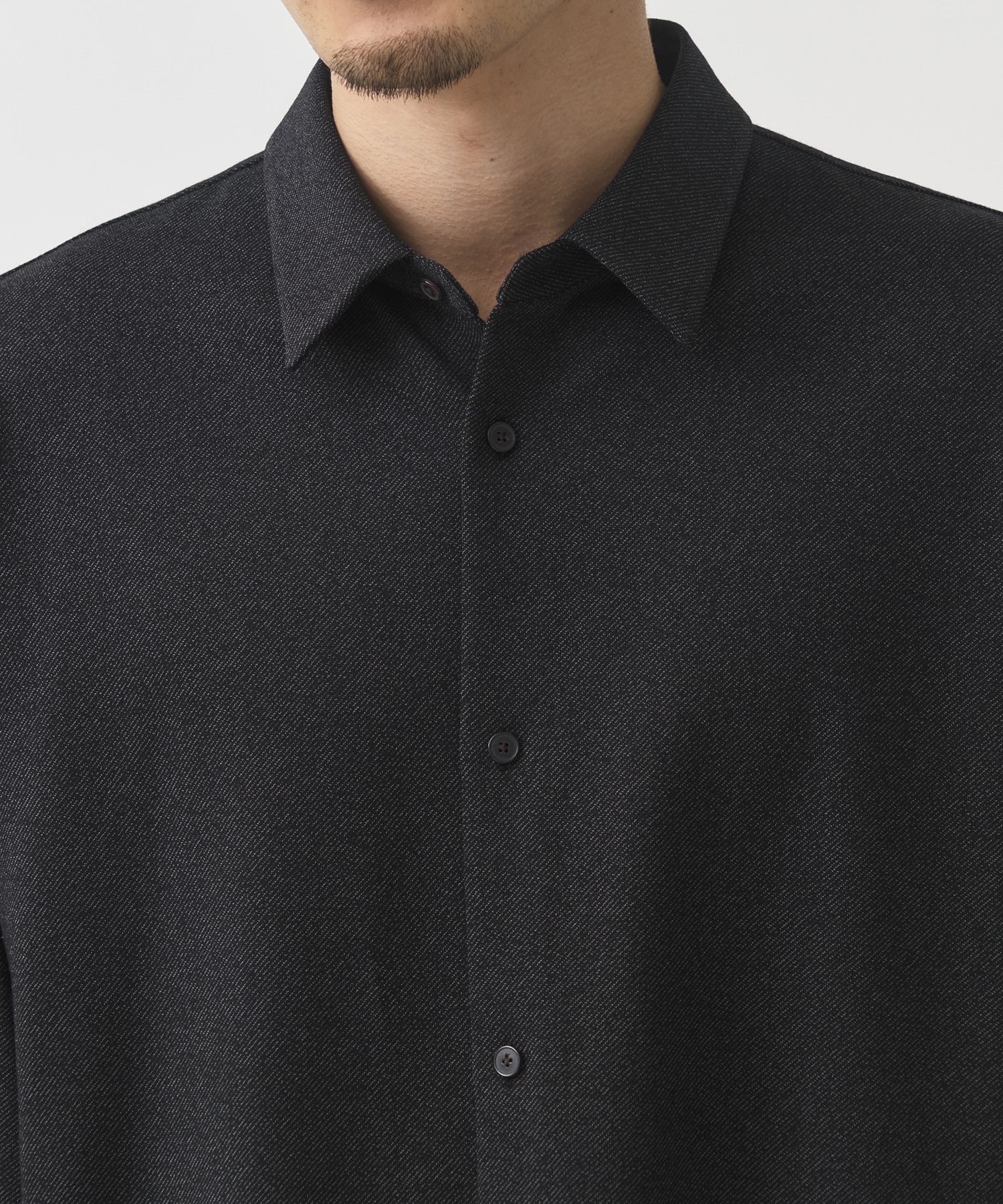 ＜WEB限定＞KANEMASA KNITマルチファブリックシャツ