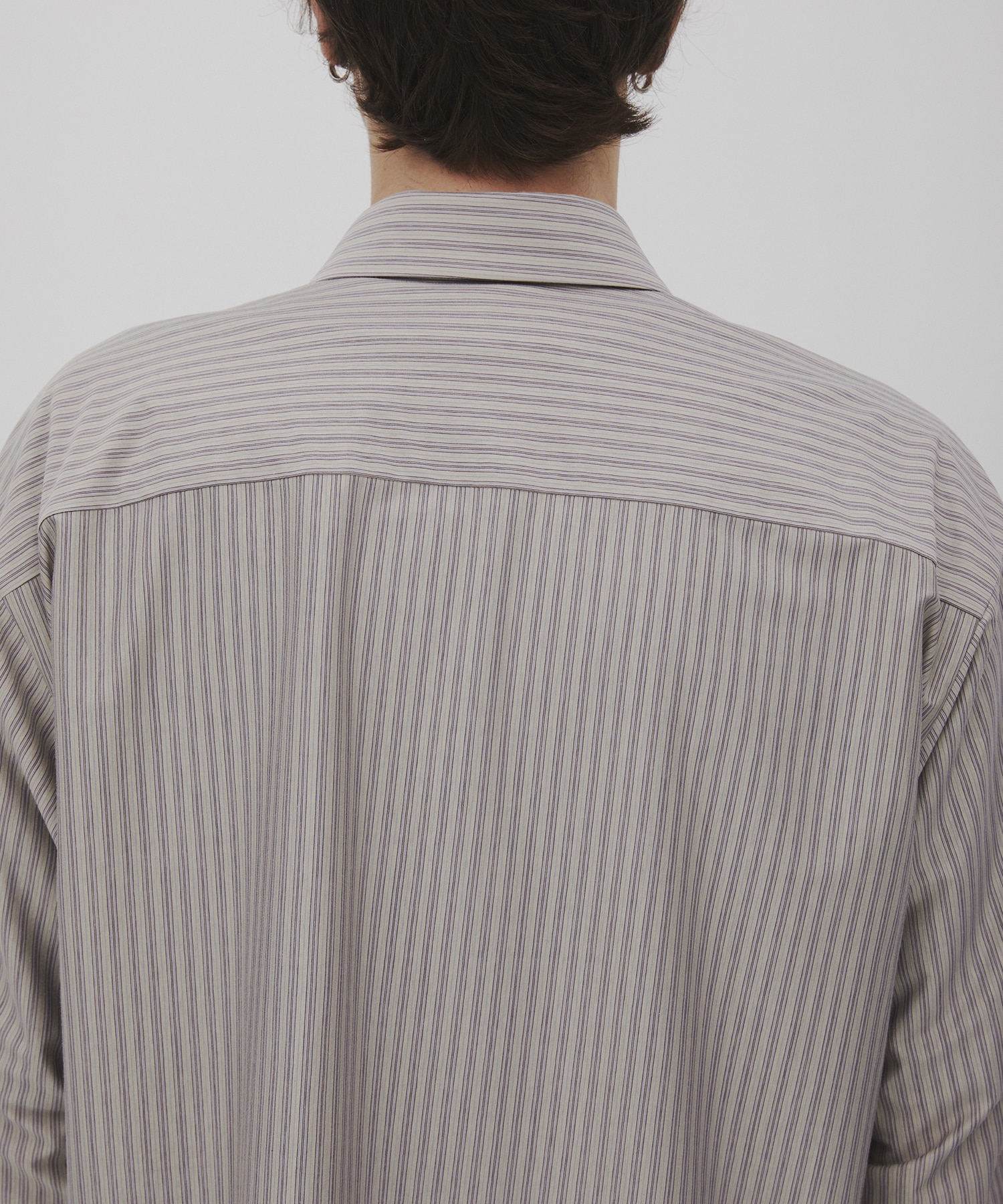 KANEMASA KNIT マルチストライプシャツ