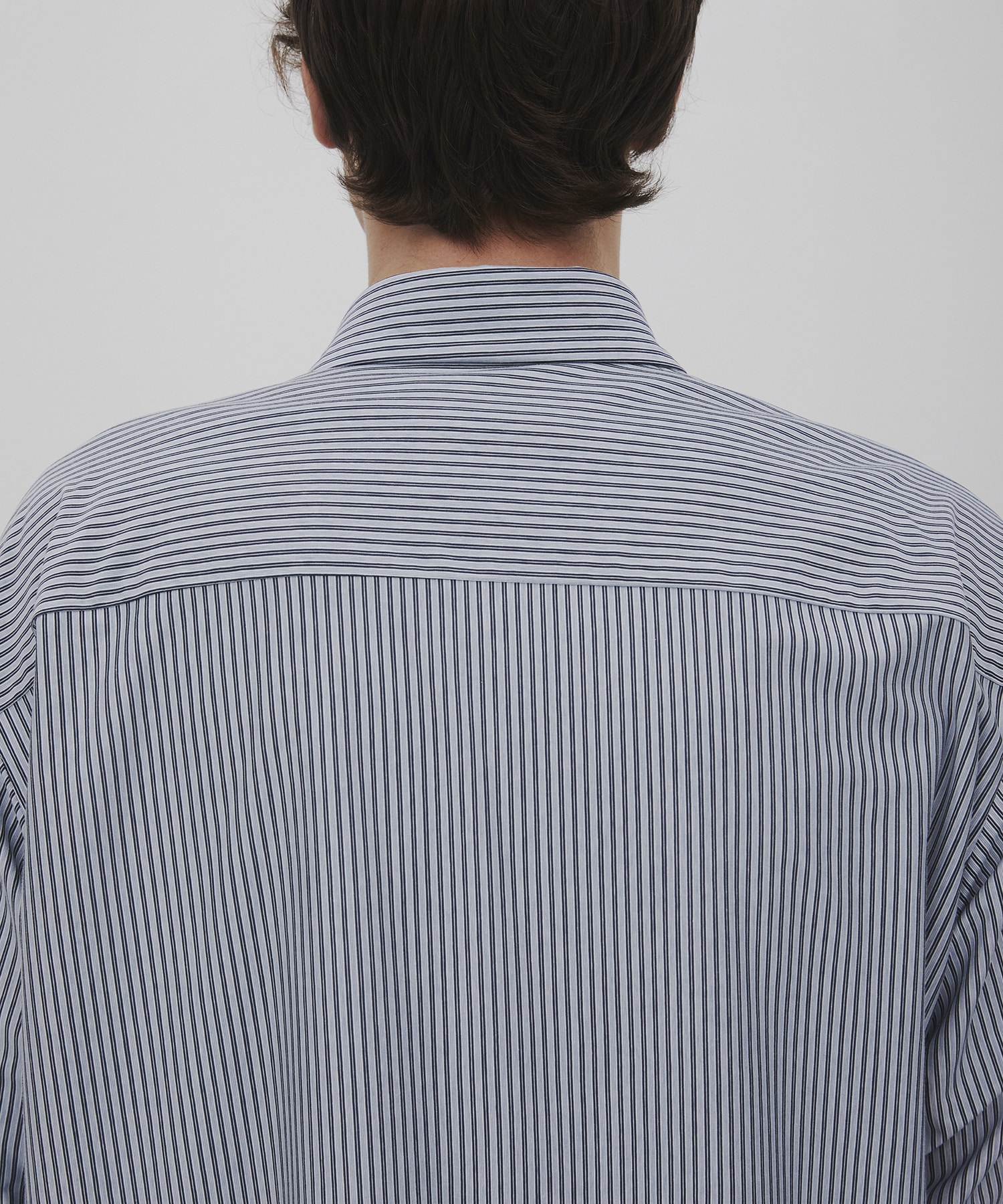 KANEMASA KNIT マルチストライプシャツ