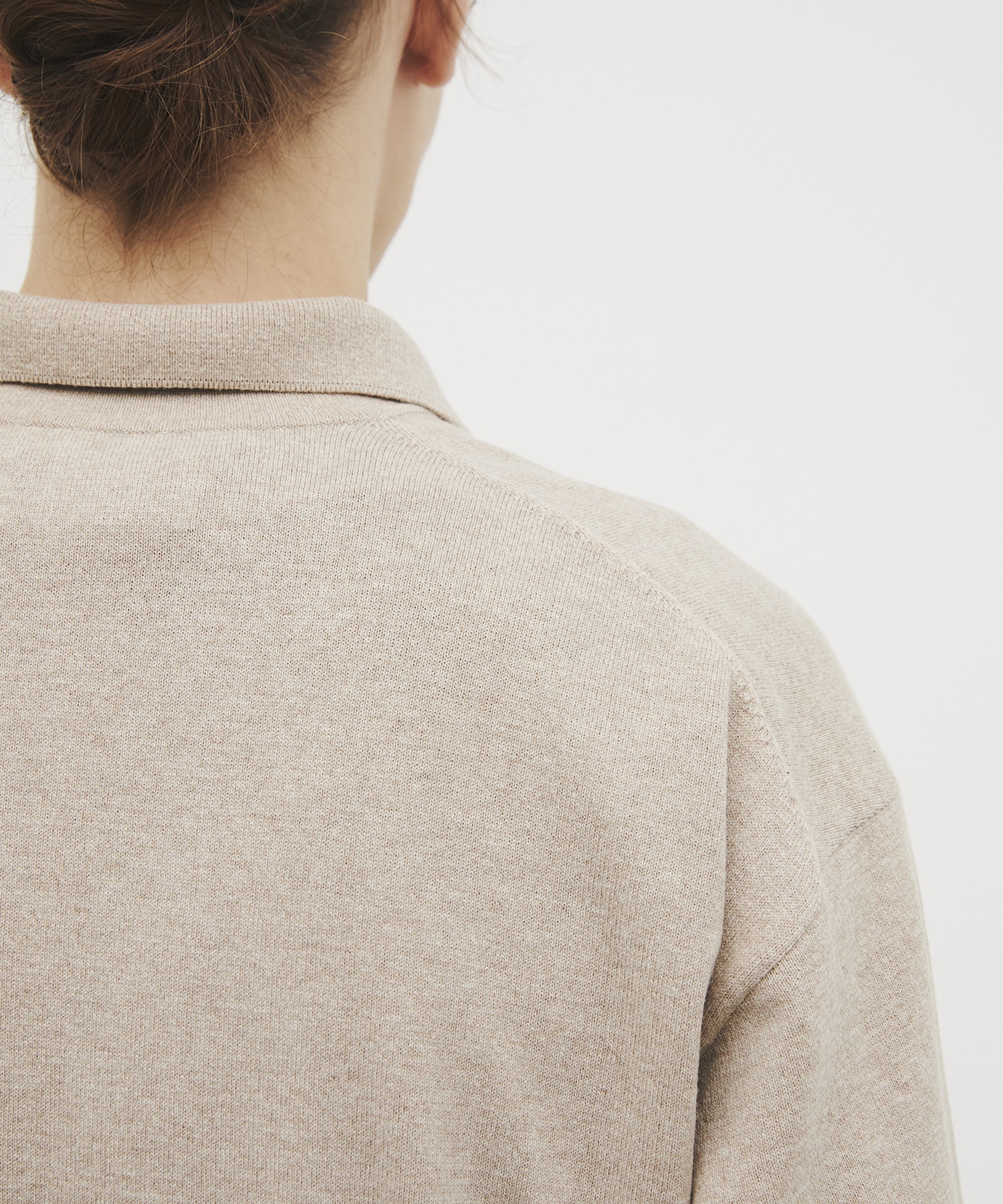 和紙ウール スキッパーポロ