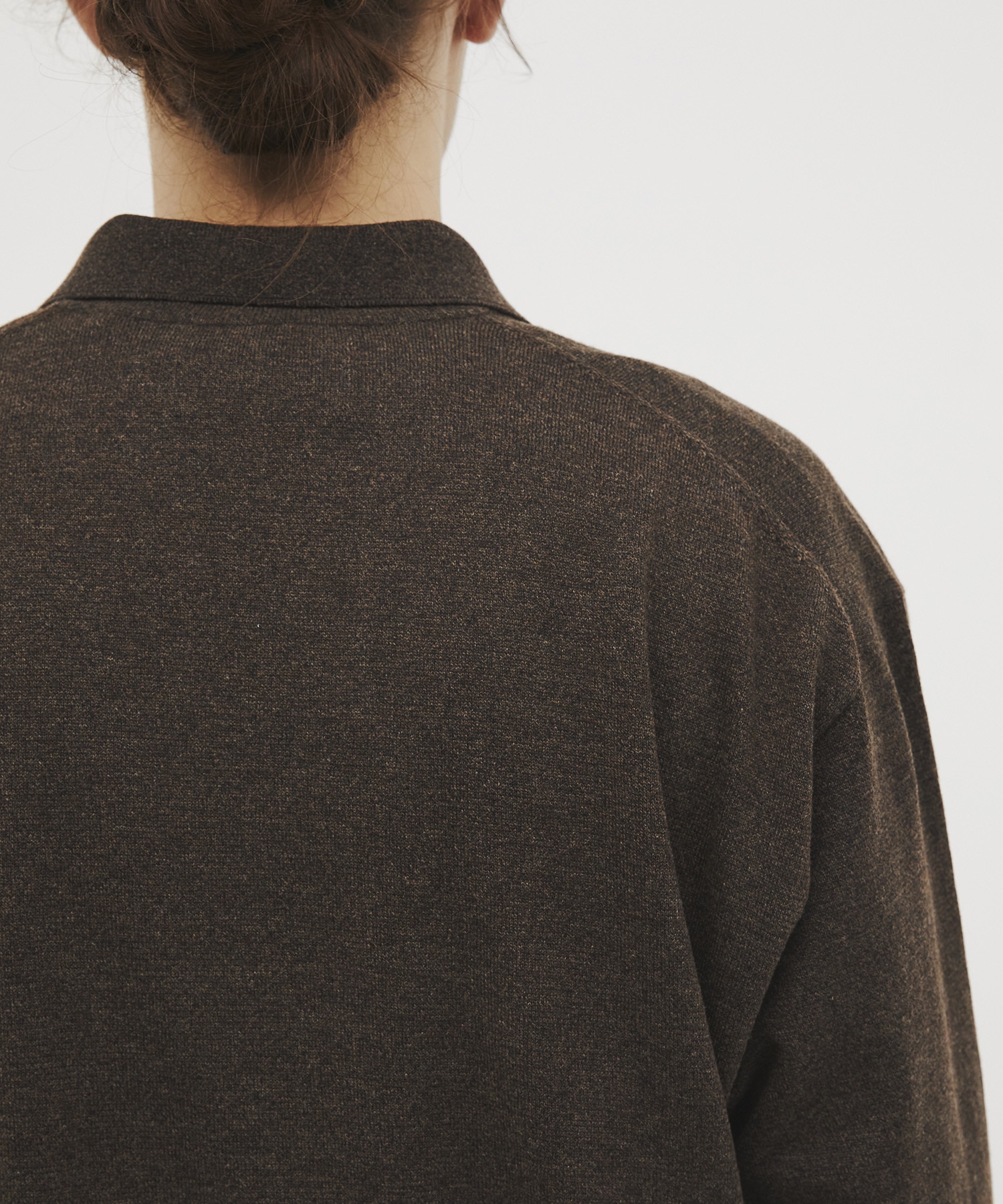 和紙ウール スキッパーポロ