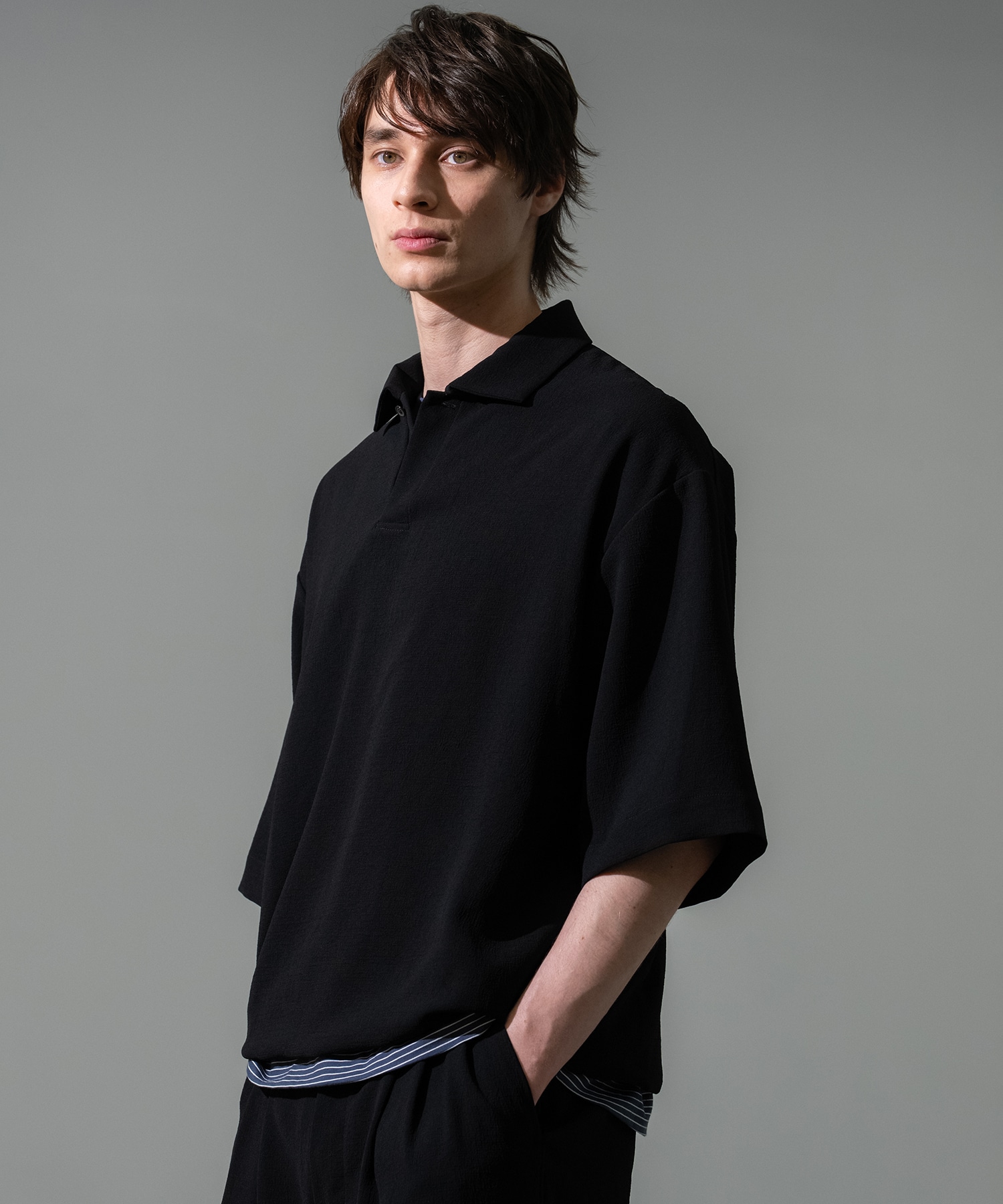 スムースコットンボーダーTEE