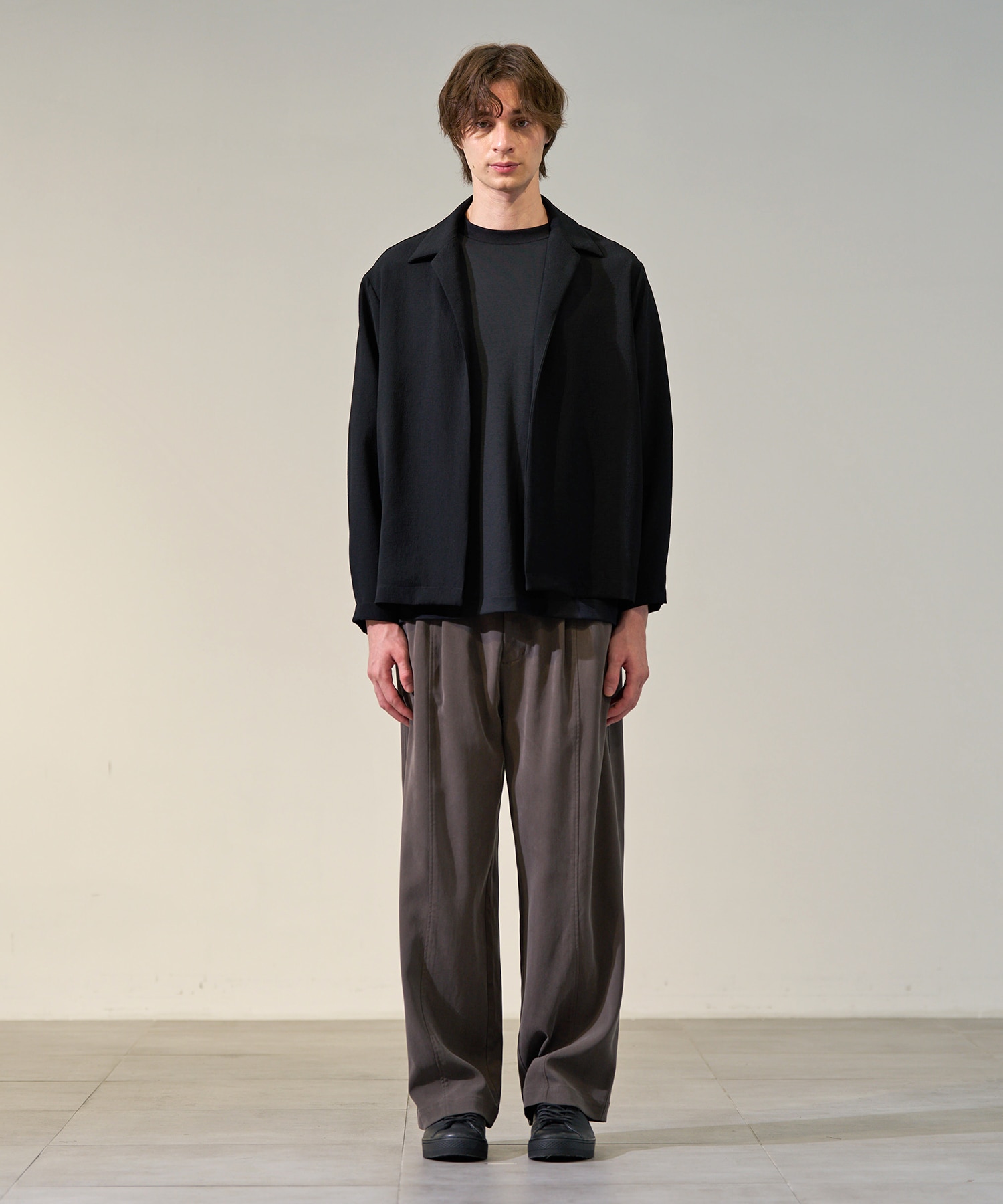 Multi-flex シャツカーディガン