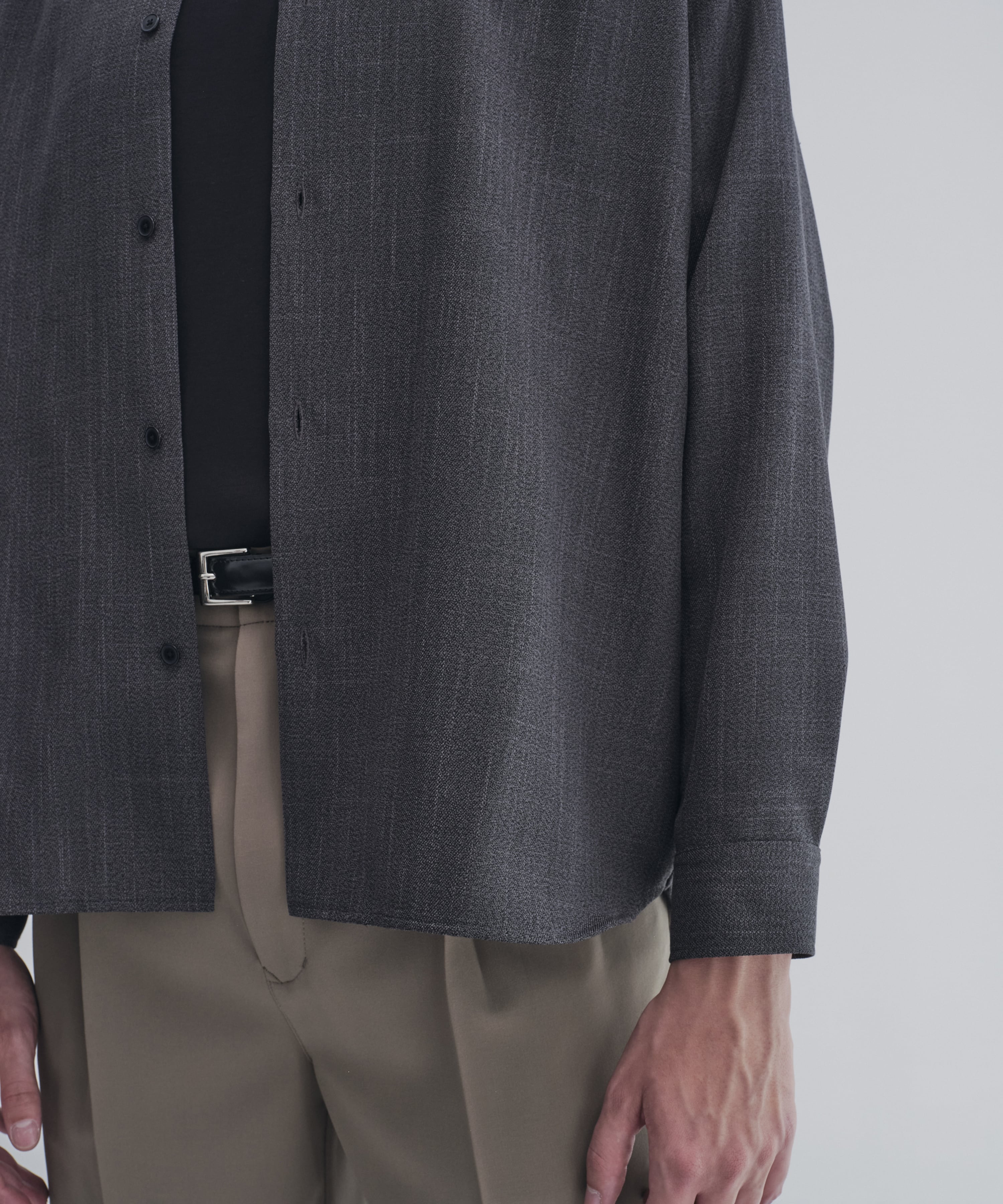 Easy tweed シャツ