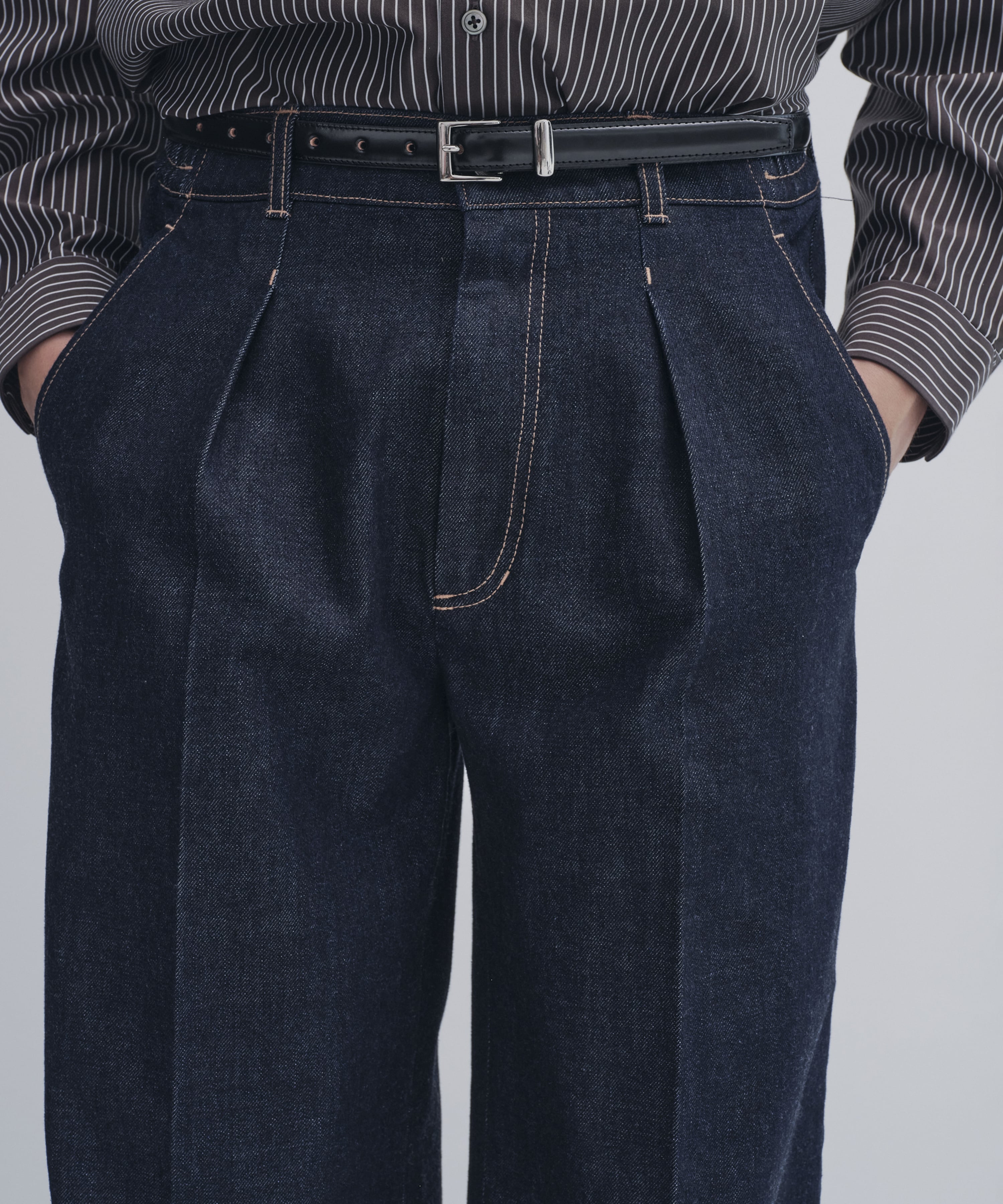 KAIHARA DENIM ストレートスラックス