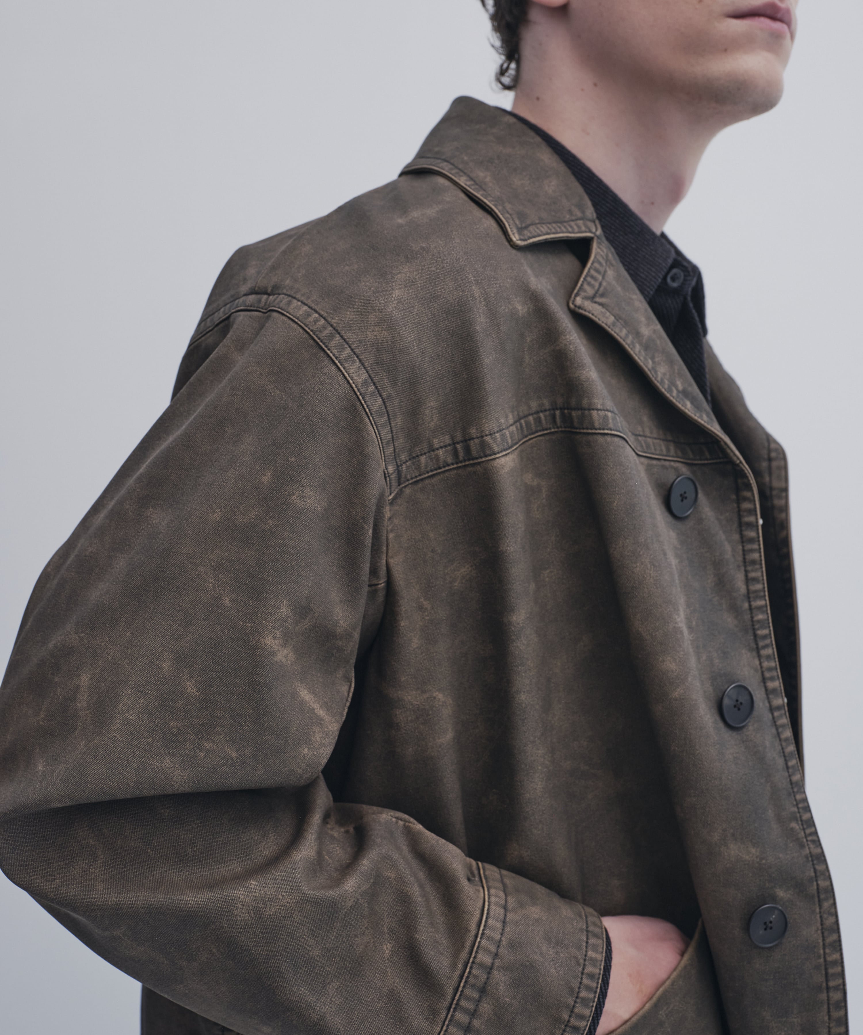 ヴィンテージレザー ランチコート