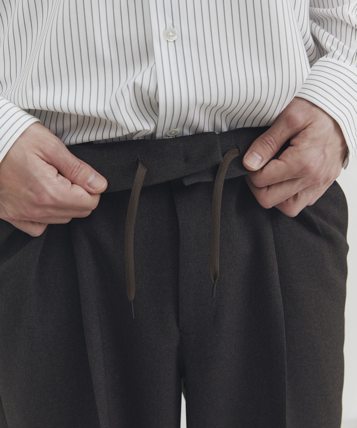 ツイードストレートスラックス