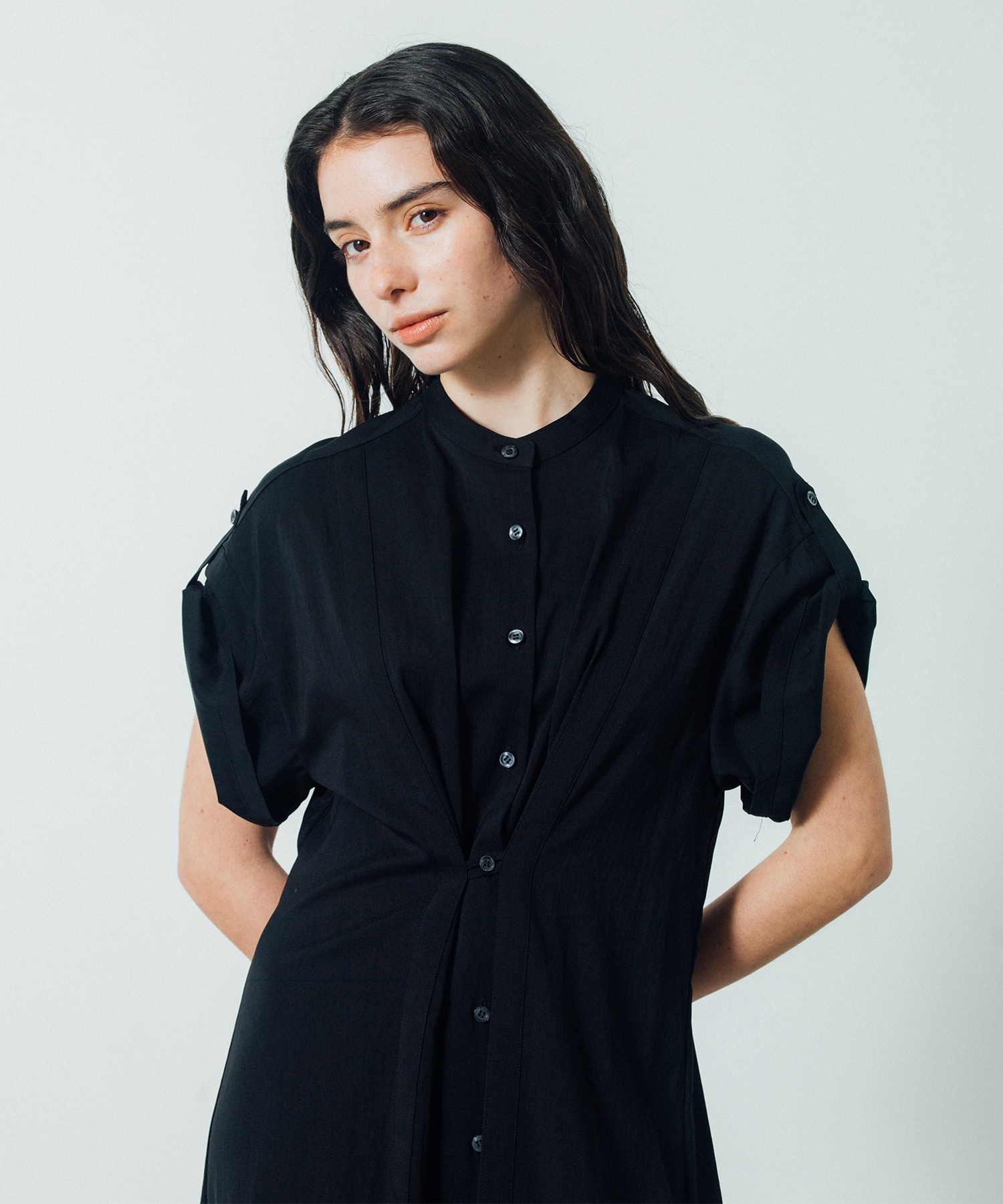 Back Tuck Arrangement Dress