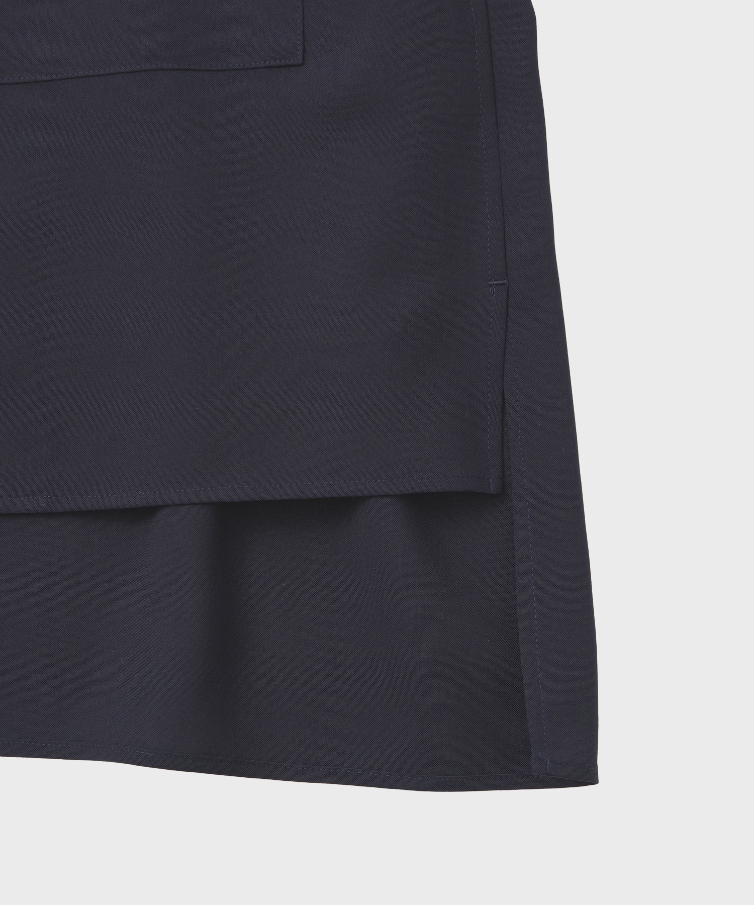 Bicolor Sleeve Short Shirt