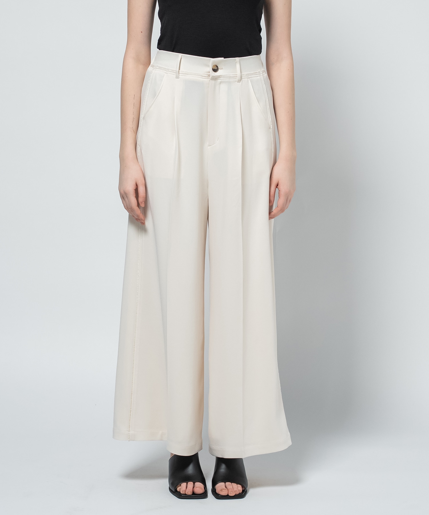 Back Satin Georgette Pants