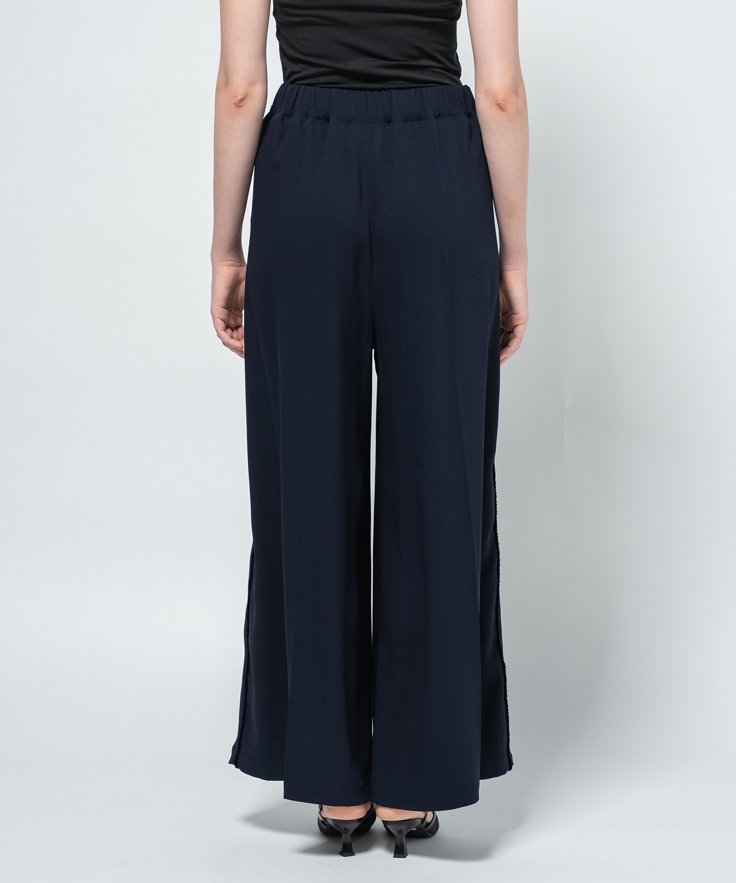 Back Satin Georgette Pants