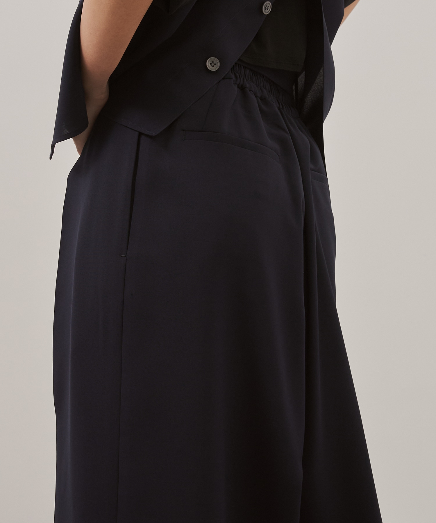 Belt Tuck Pants