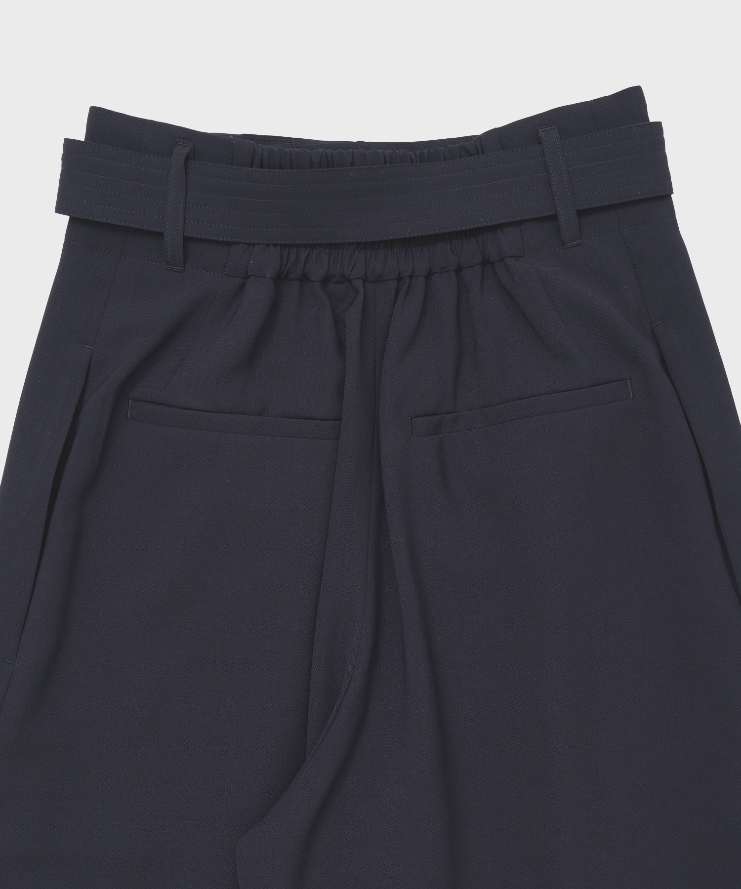 Belt Tuck Pants
