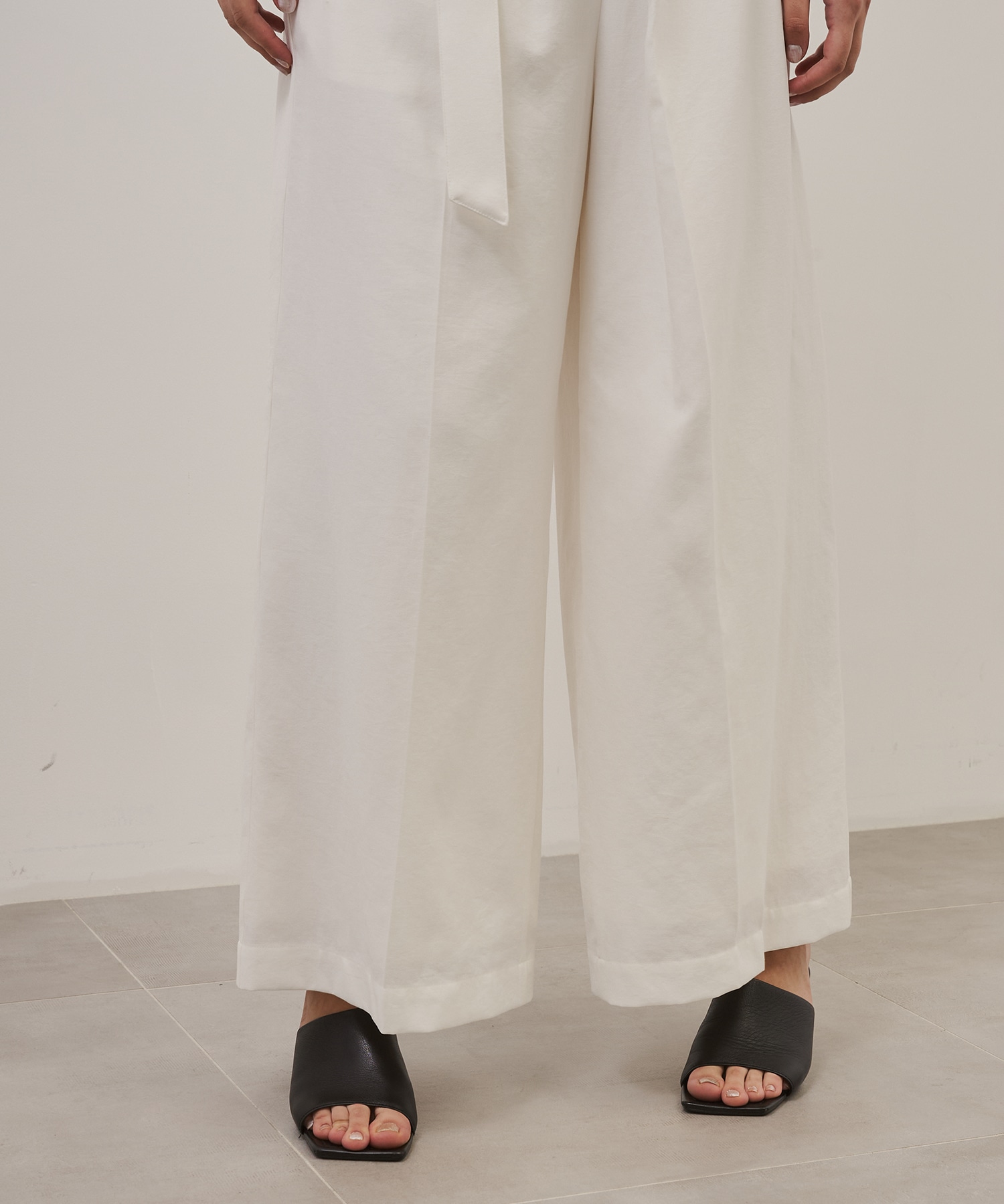 Linen Wrap Pants