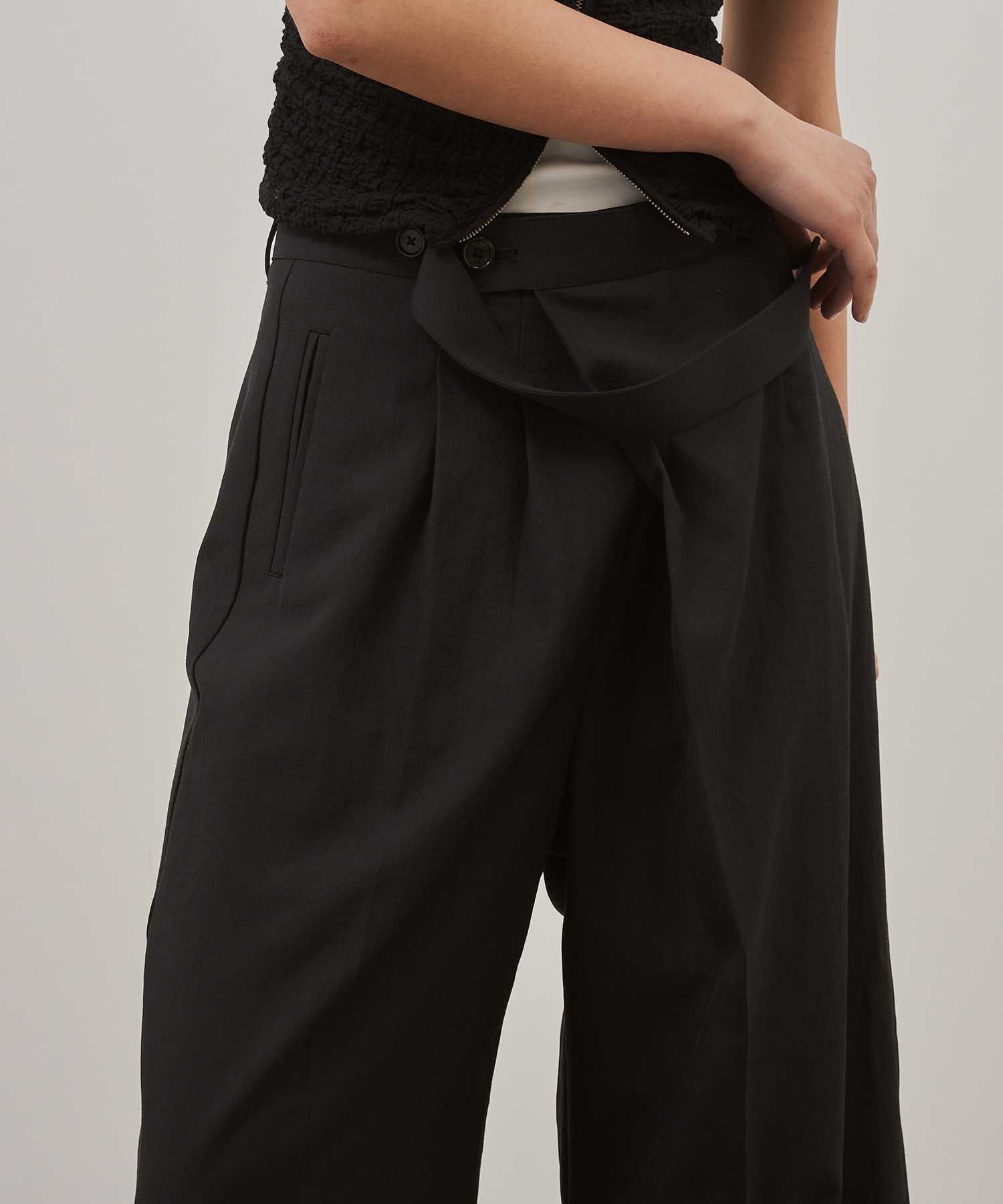 Linen Wrap Pants