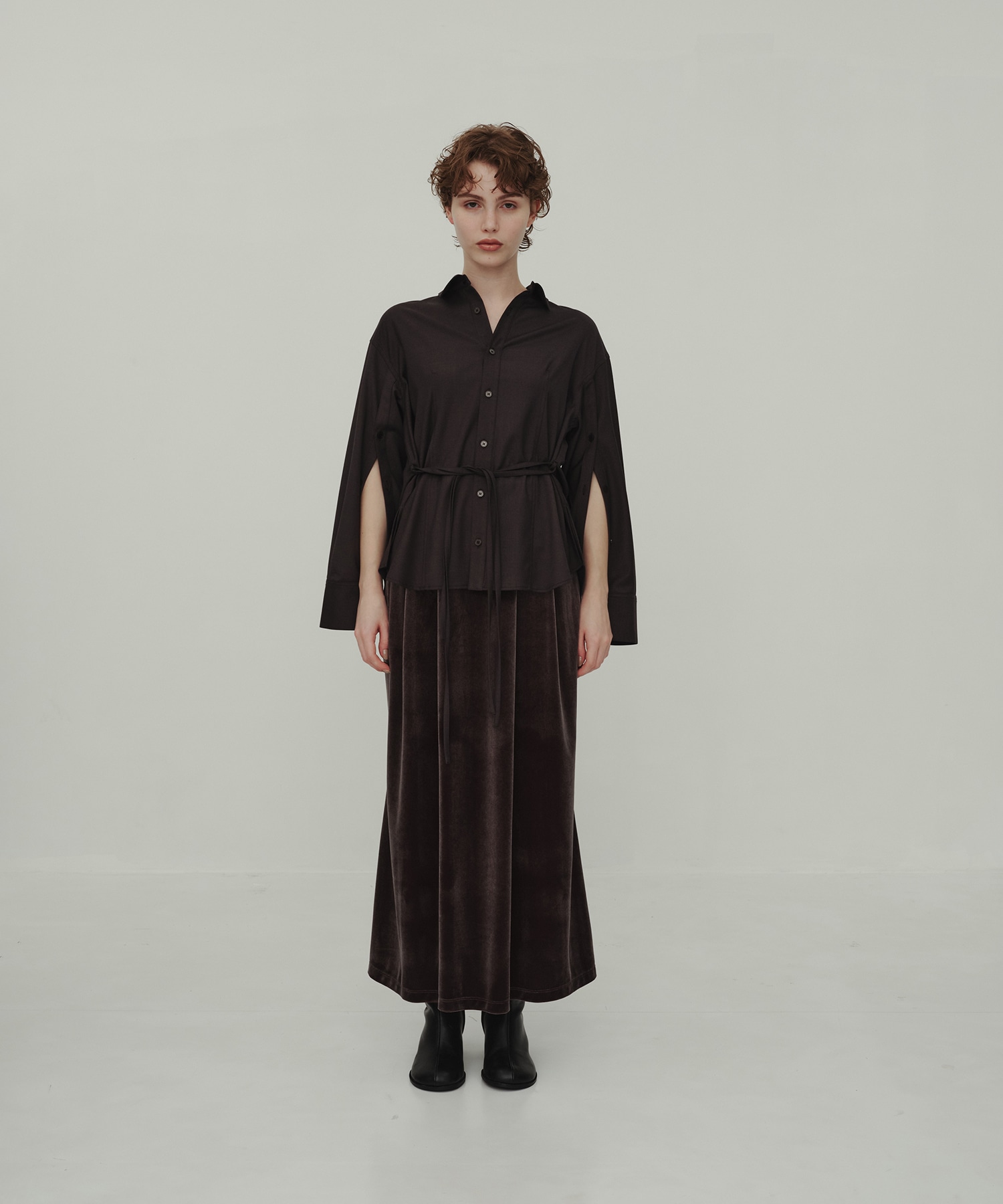 Slit Belt Shirt