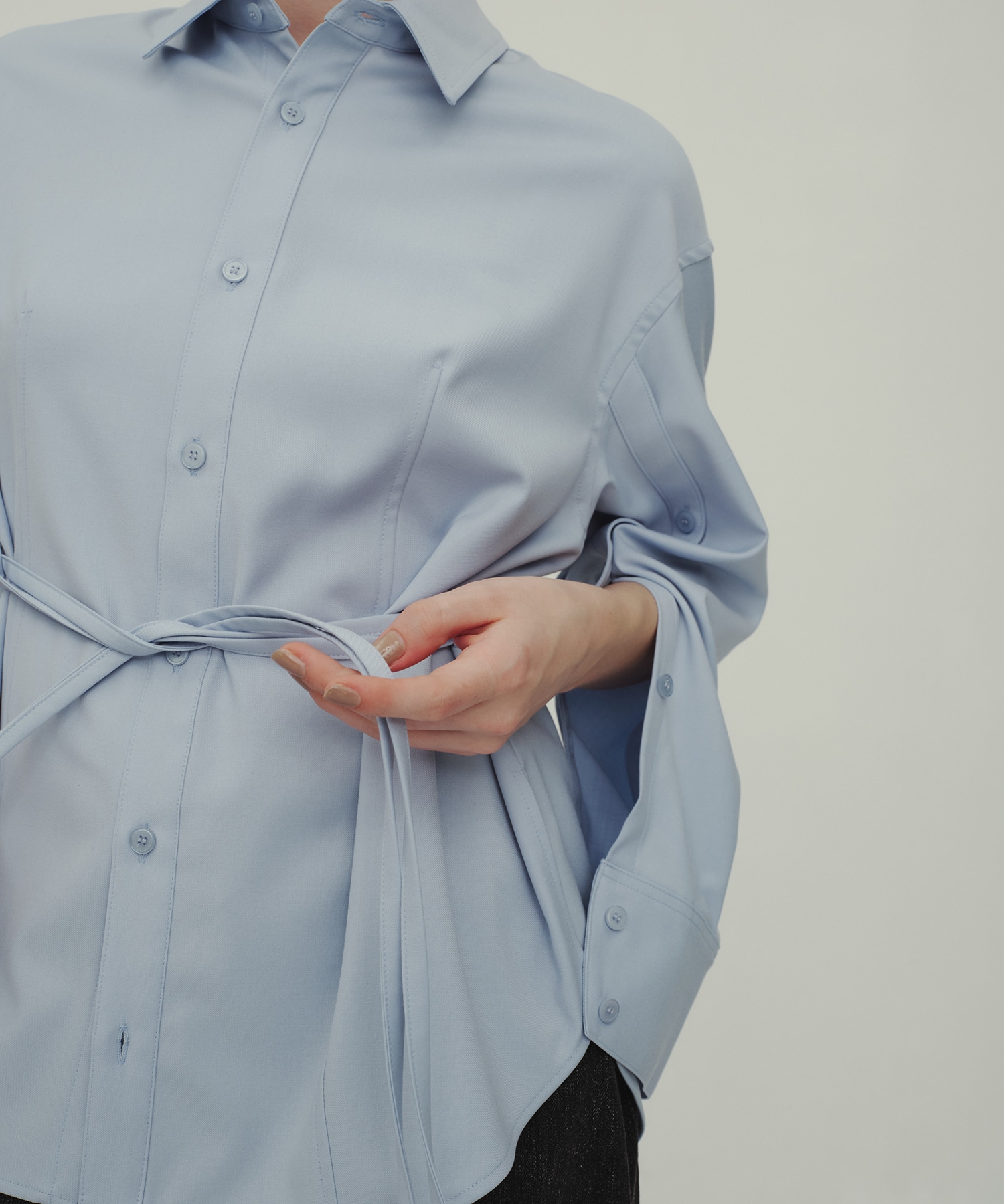 Slit Belt Shirt