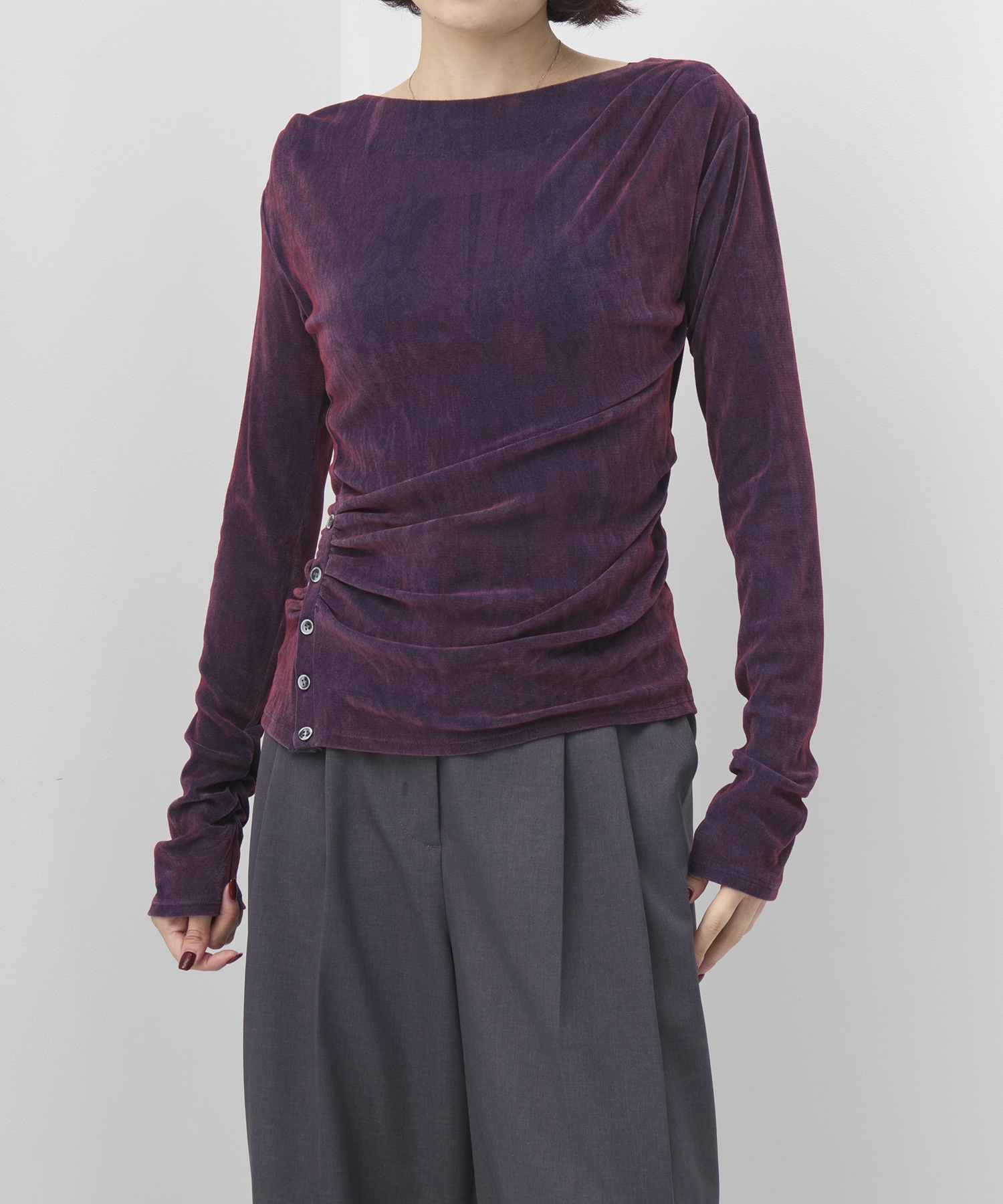 Flocky Tulle Tops