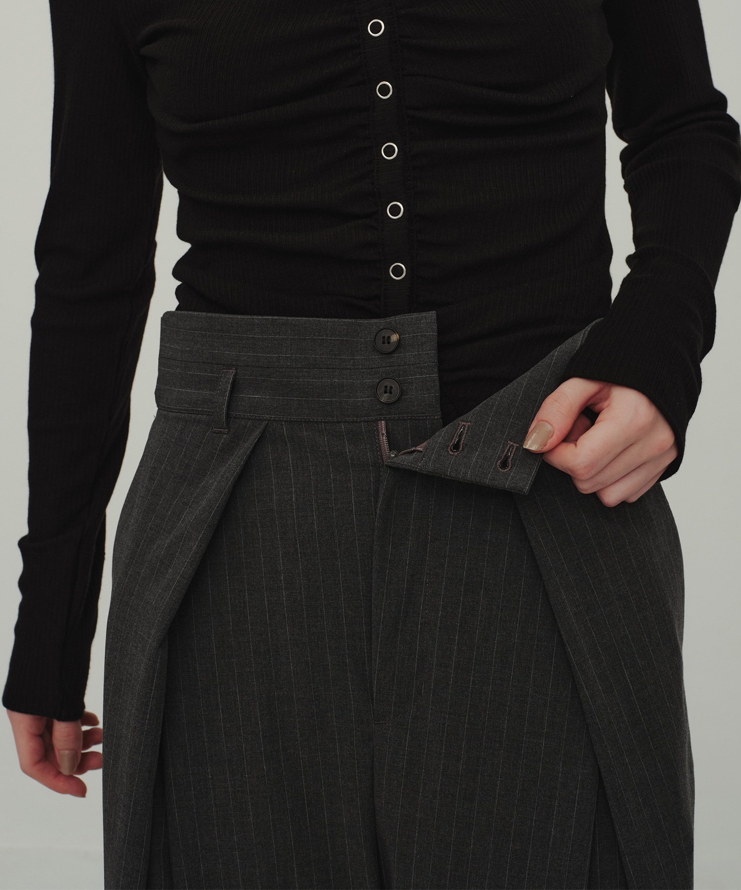 Striped Wide Pants