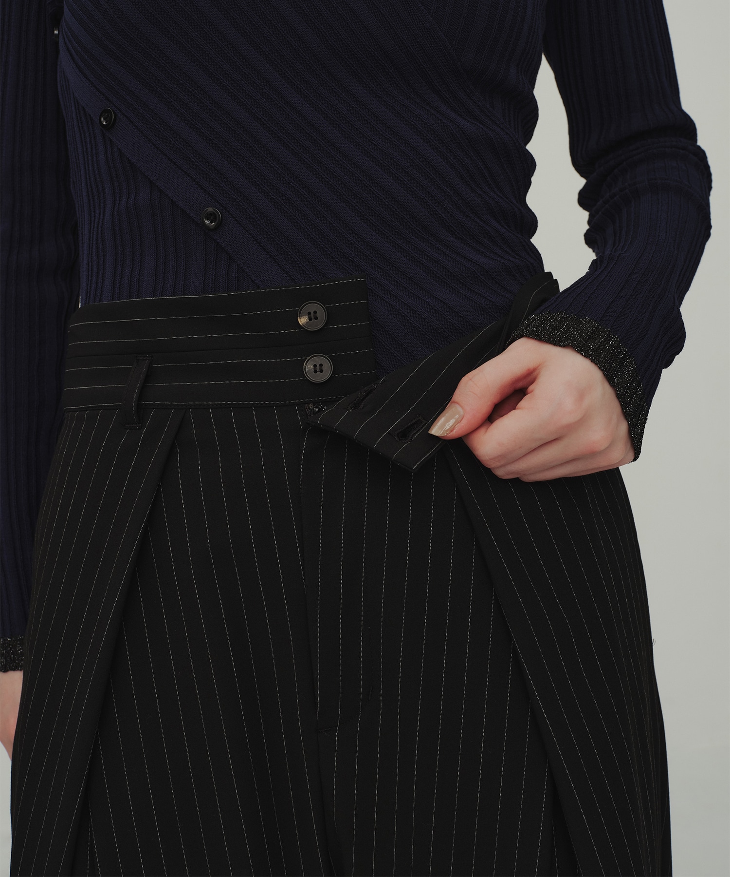 Striped Wide Pants