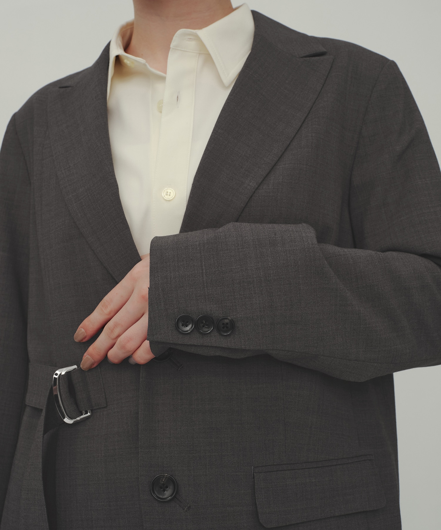 Belted Tailored Jacket