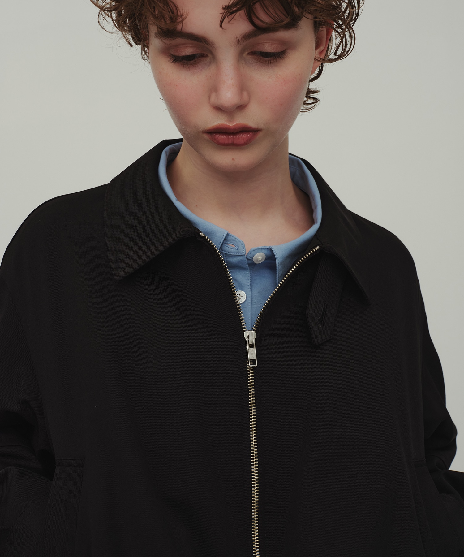 Wool Balloon Blouson
