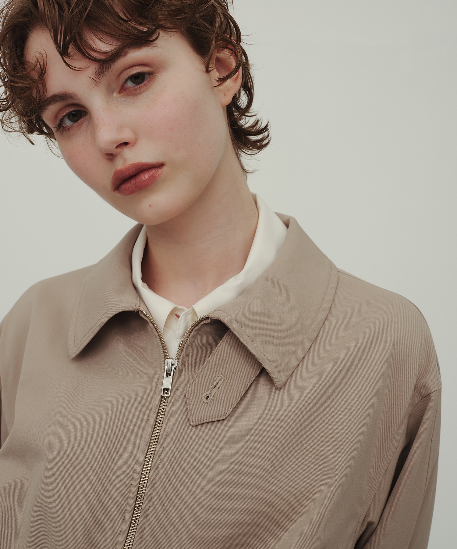 Wool Balloon Blouson