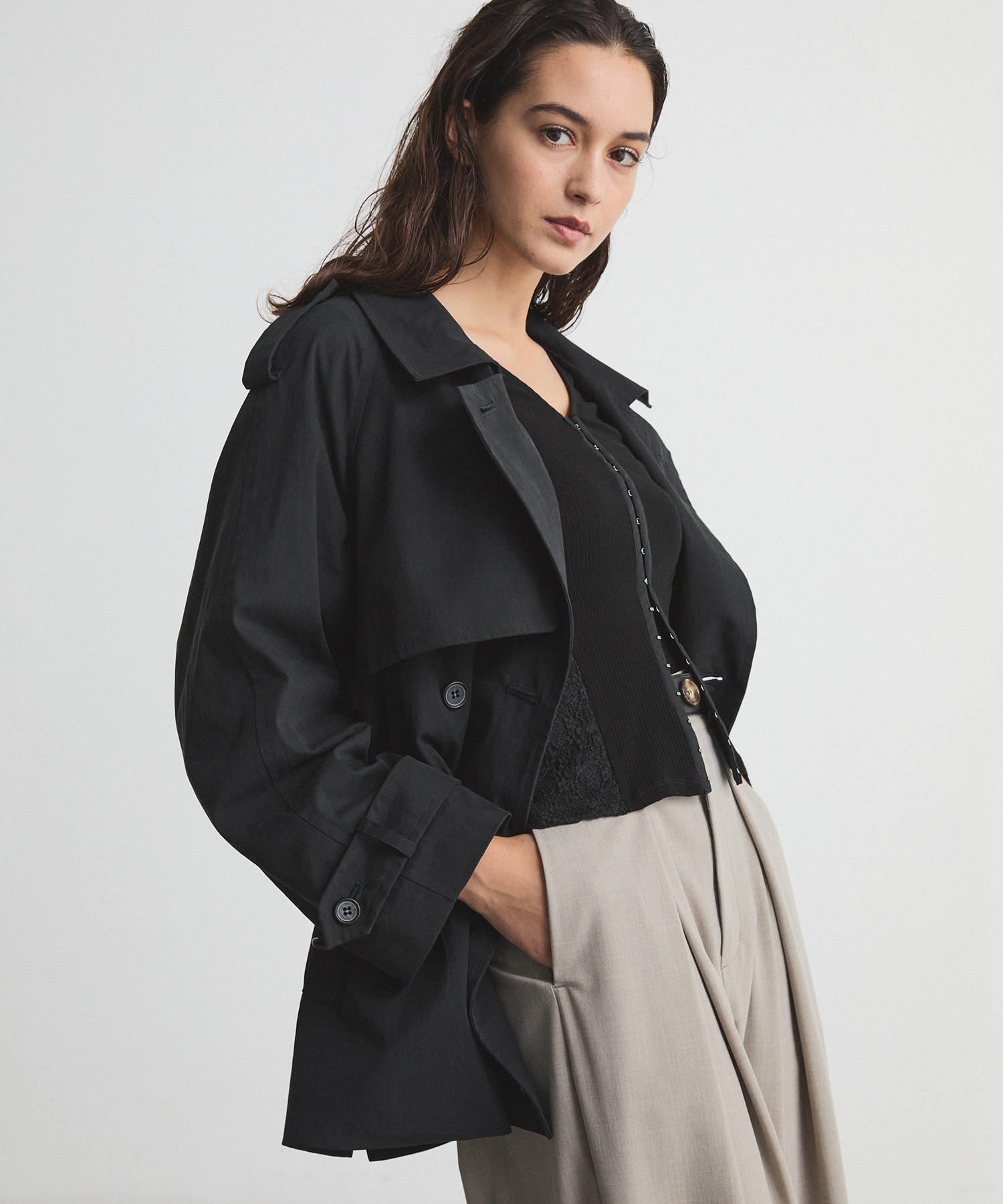 Short Trench Coat