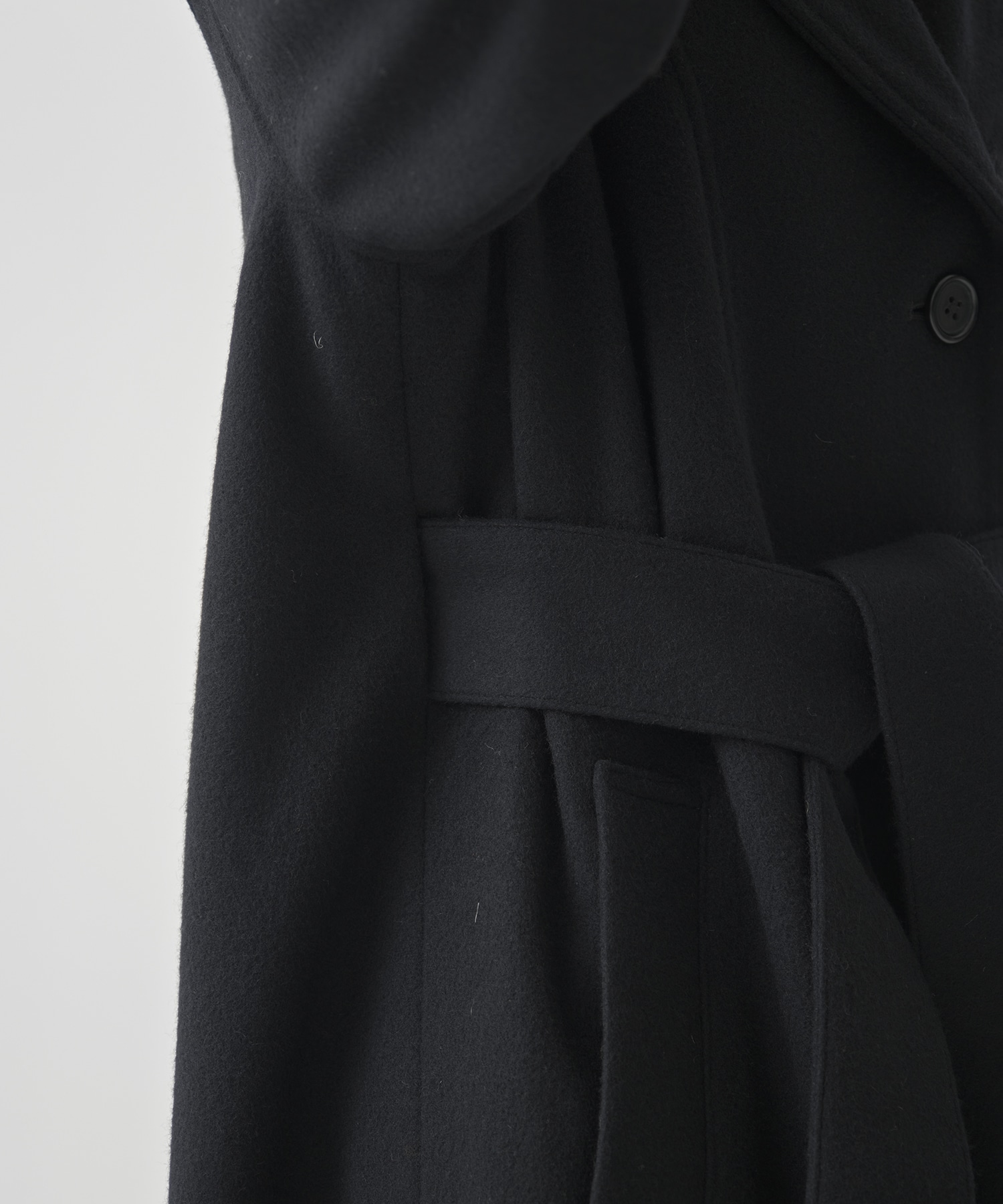 DoubleCollar Raglan Coat