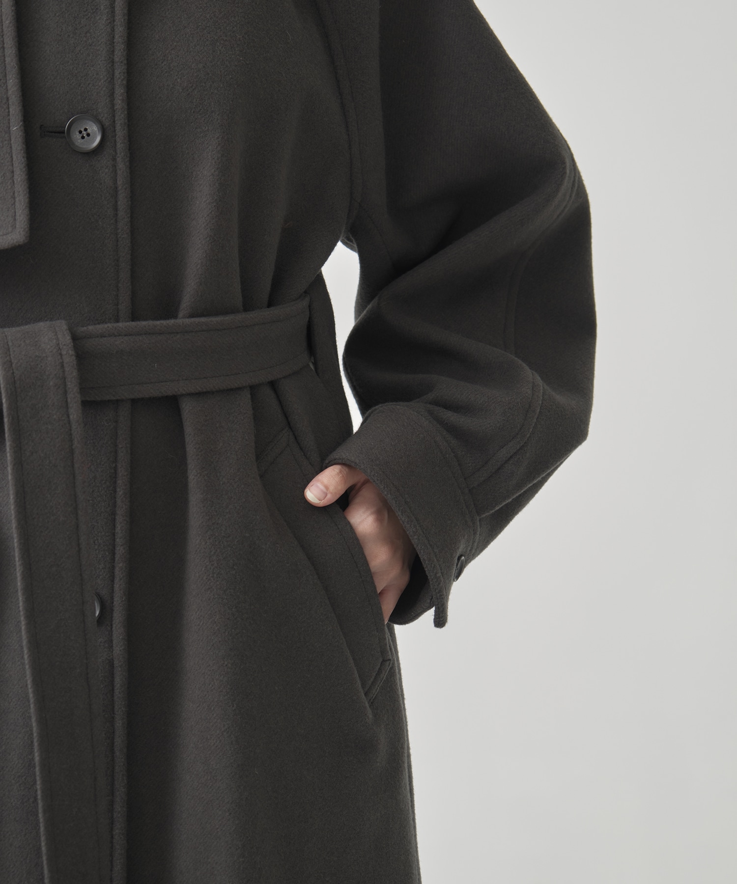 StandCollar Wool Coat