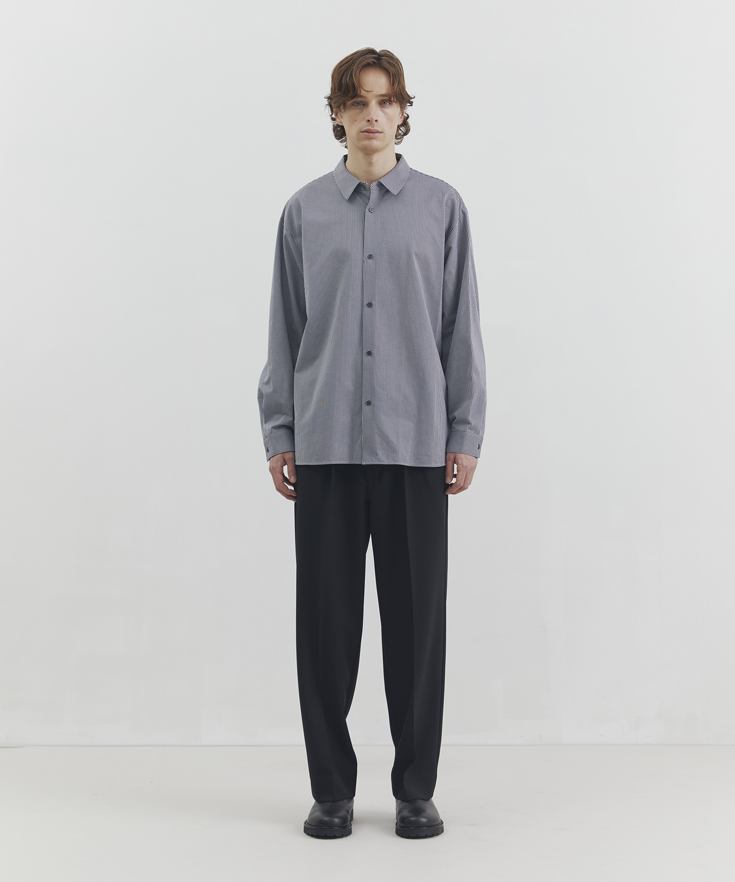 KANEMASA KNITタイプライターシャツ