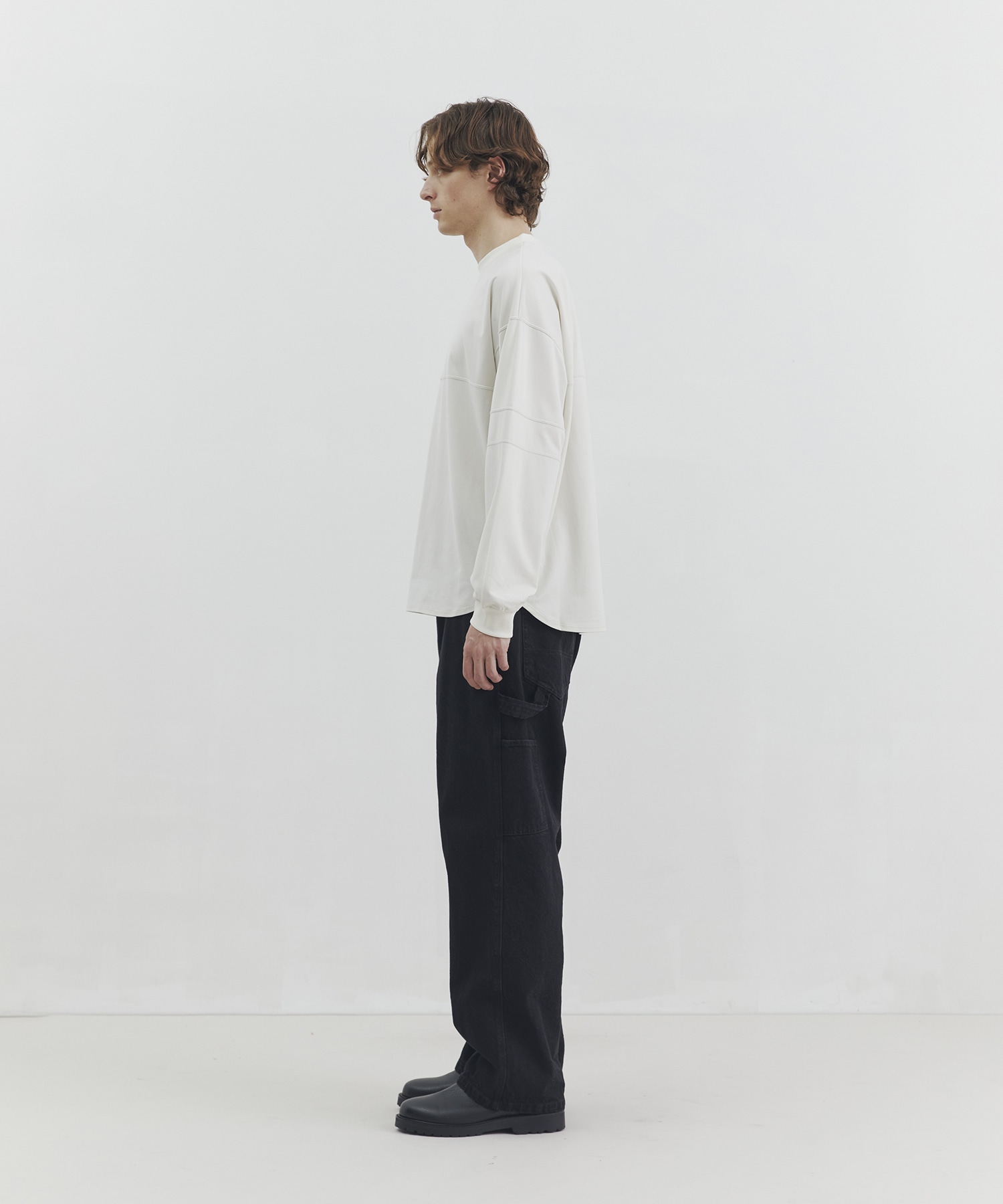 フェードデニムペインターパンツ