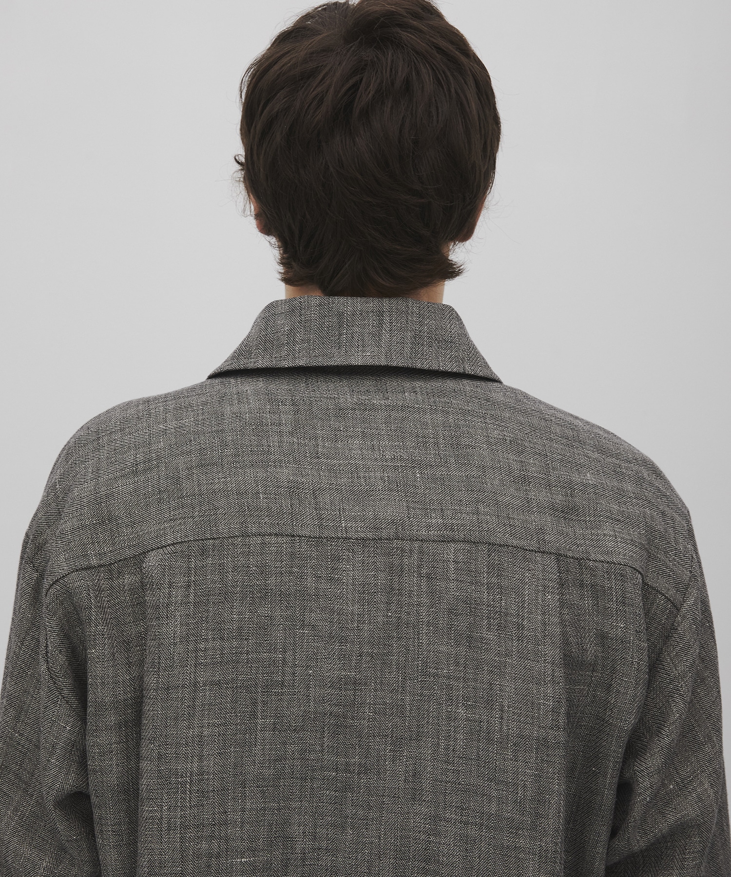 Hemp linen オーバーシャツ