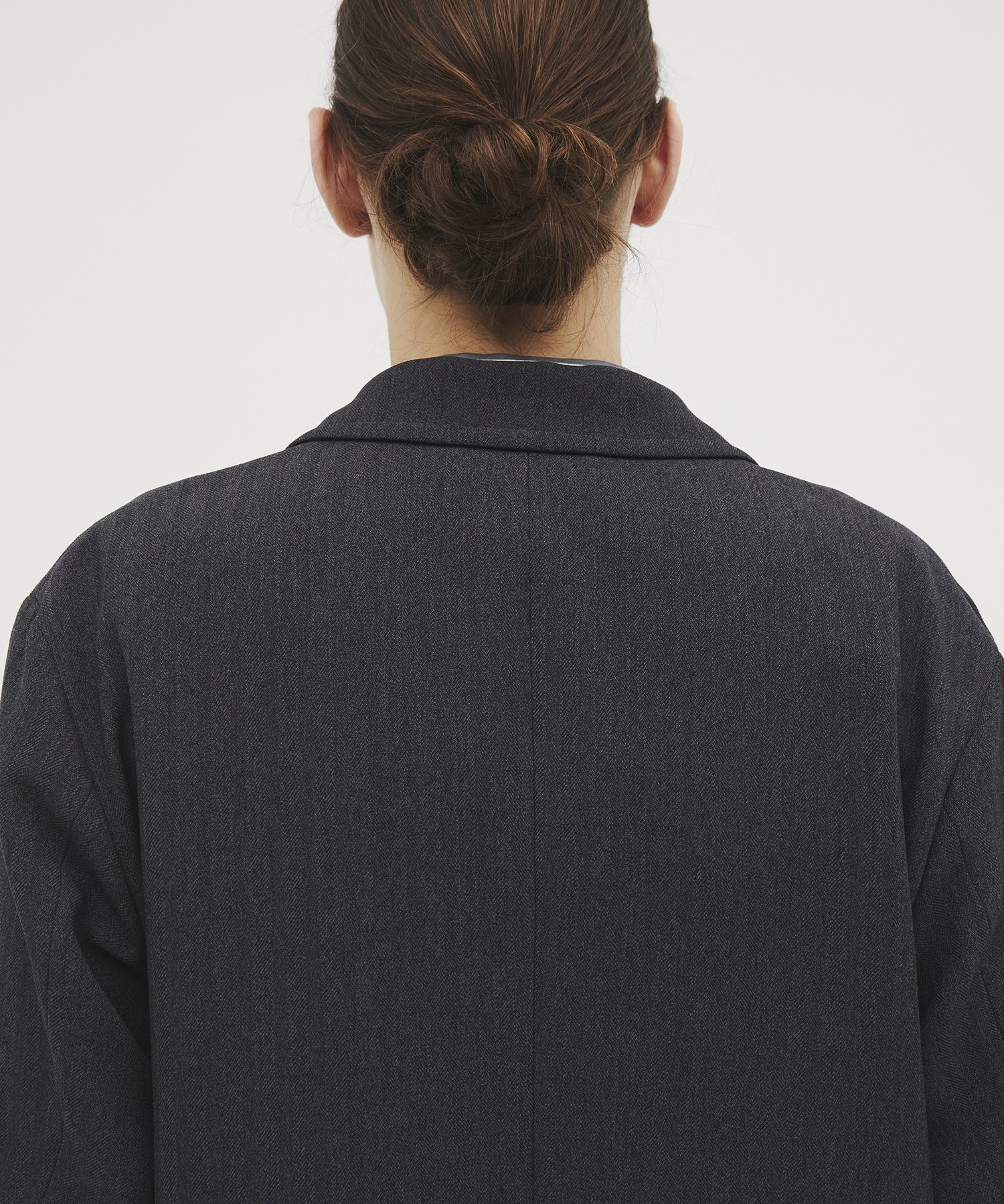 Mix herringbone ダブルジャケット