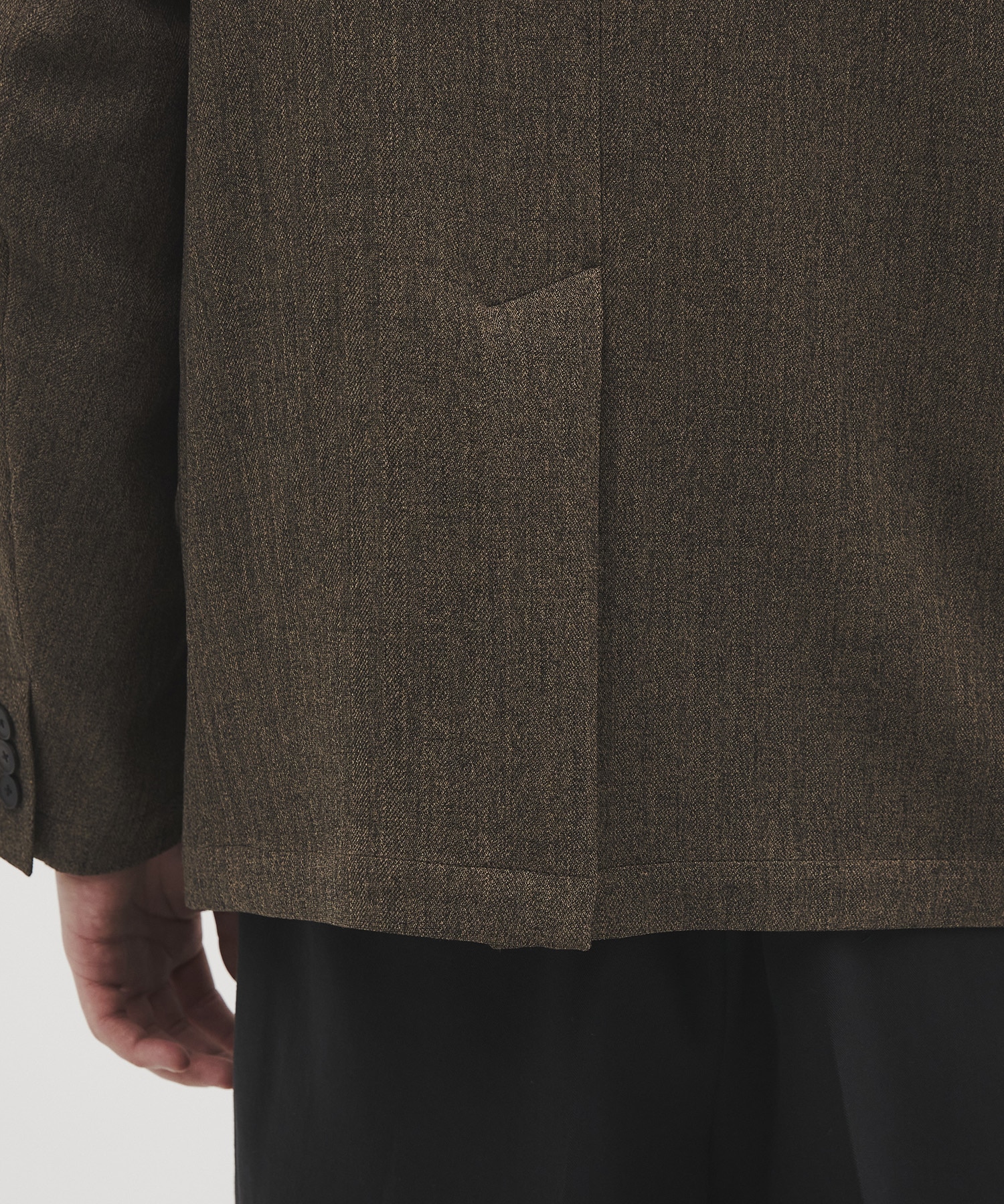 Mix herringbone ダブルジャケット